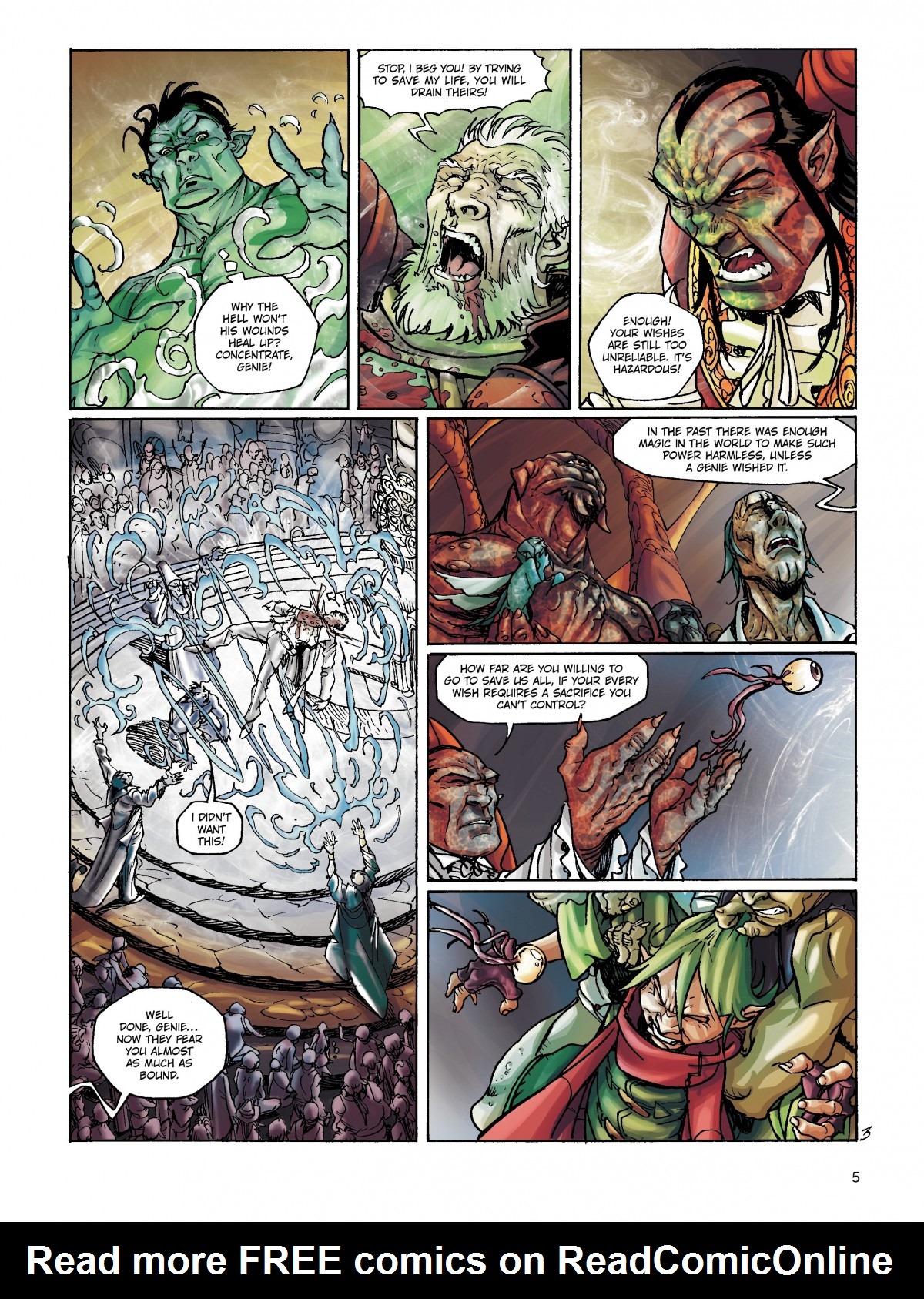 Read online Wisher comic -  Issue #4 - 5