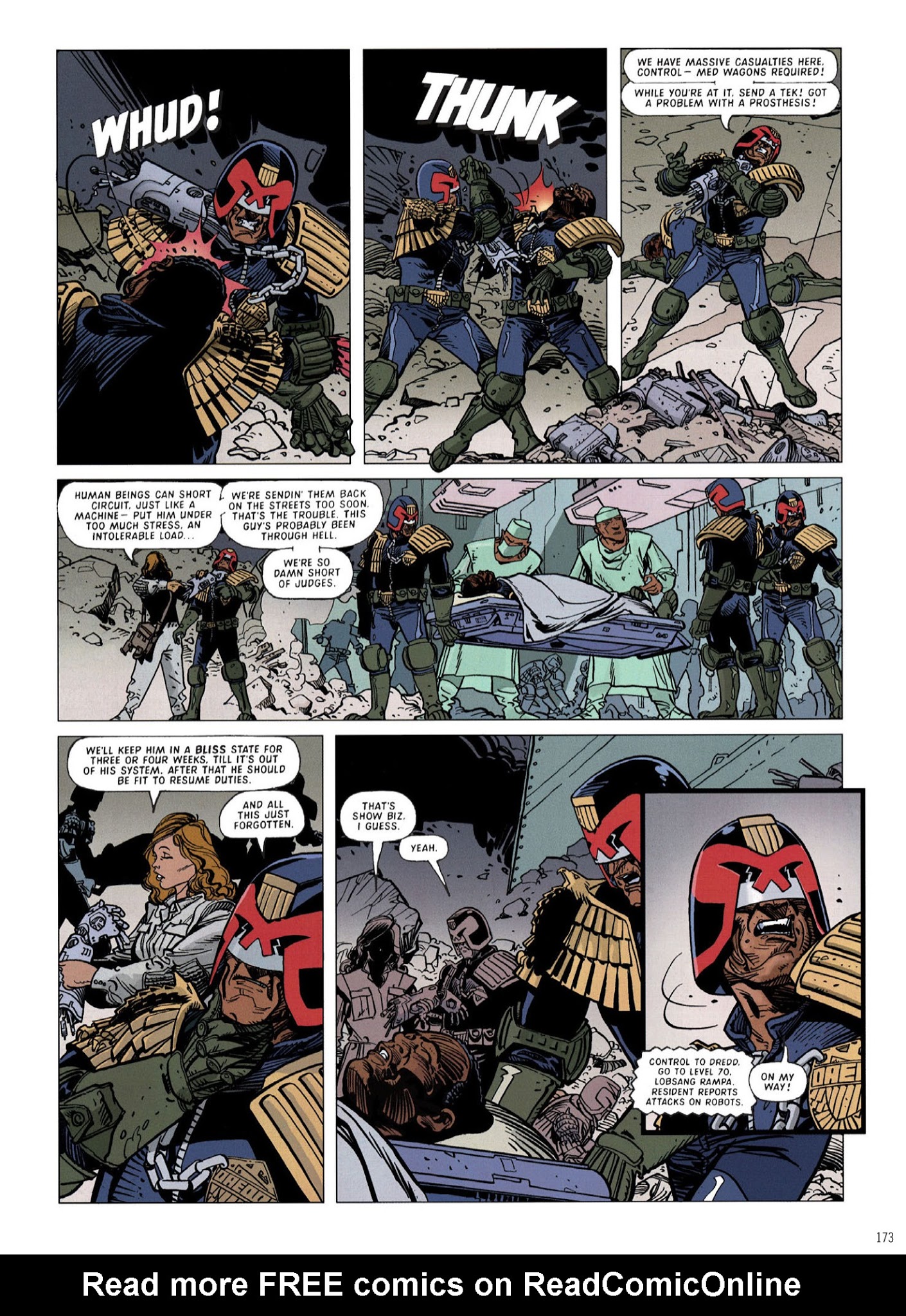 Read online Judge Dredd: The Complete Case Files comic -  Issue # TPB 31 - 174