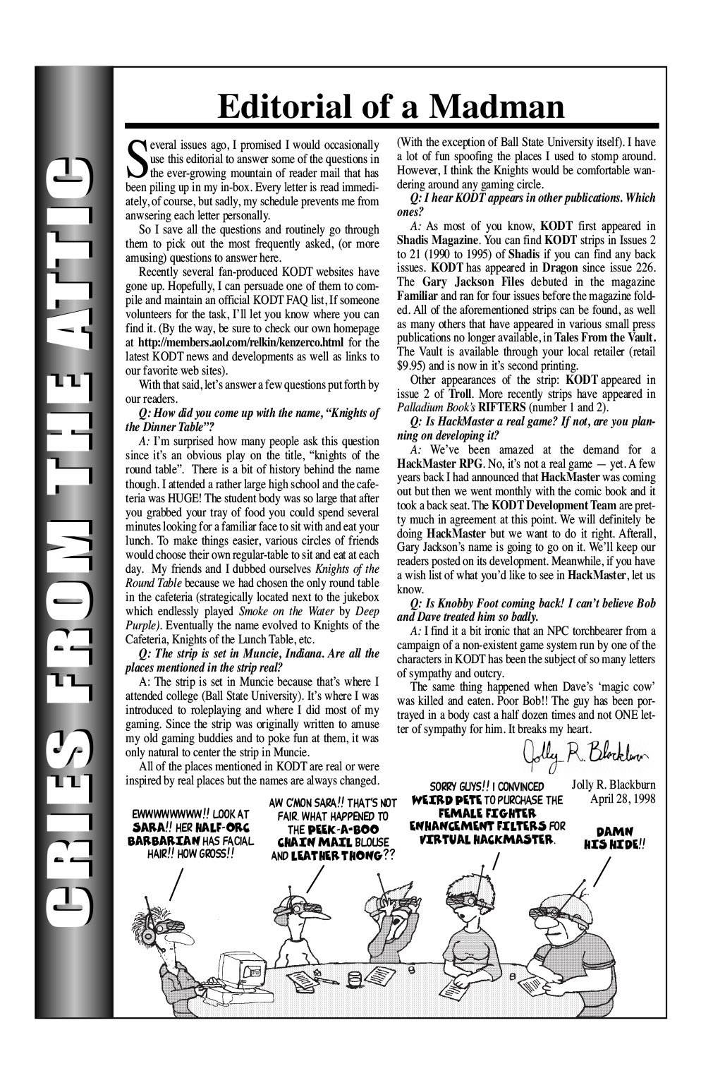 Read online Knights of the Dinner Table comic -  Issue #20 - 4