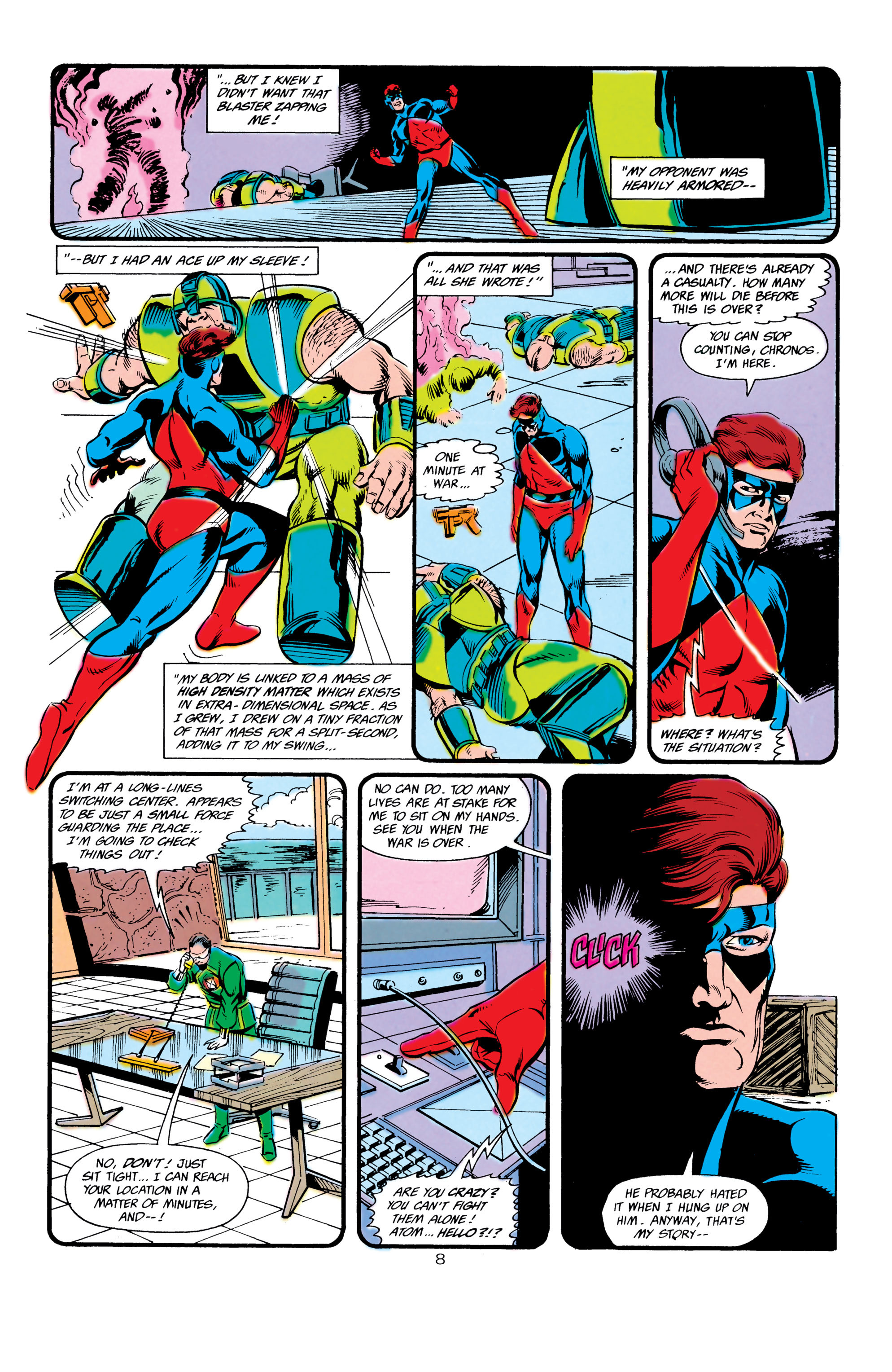 Read online Power of the Atom comic -  Issue #7 - 9