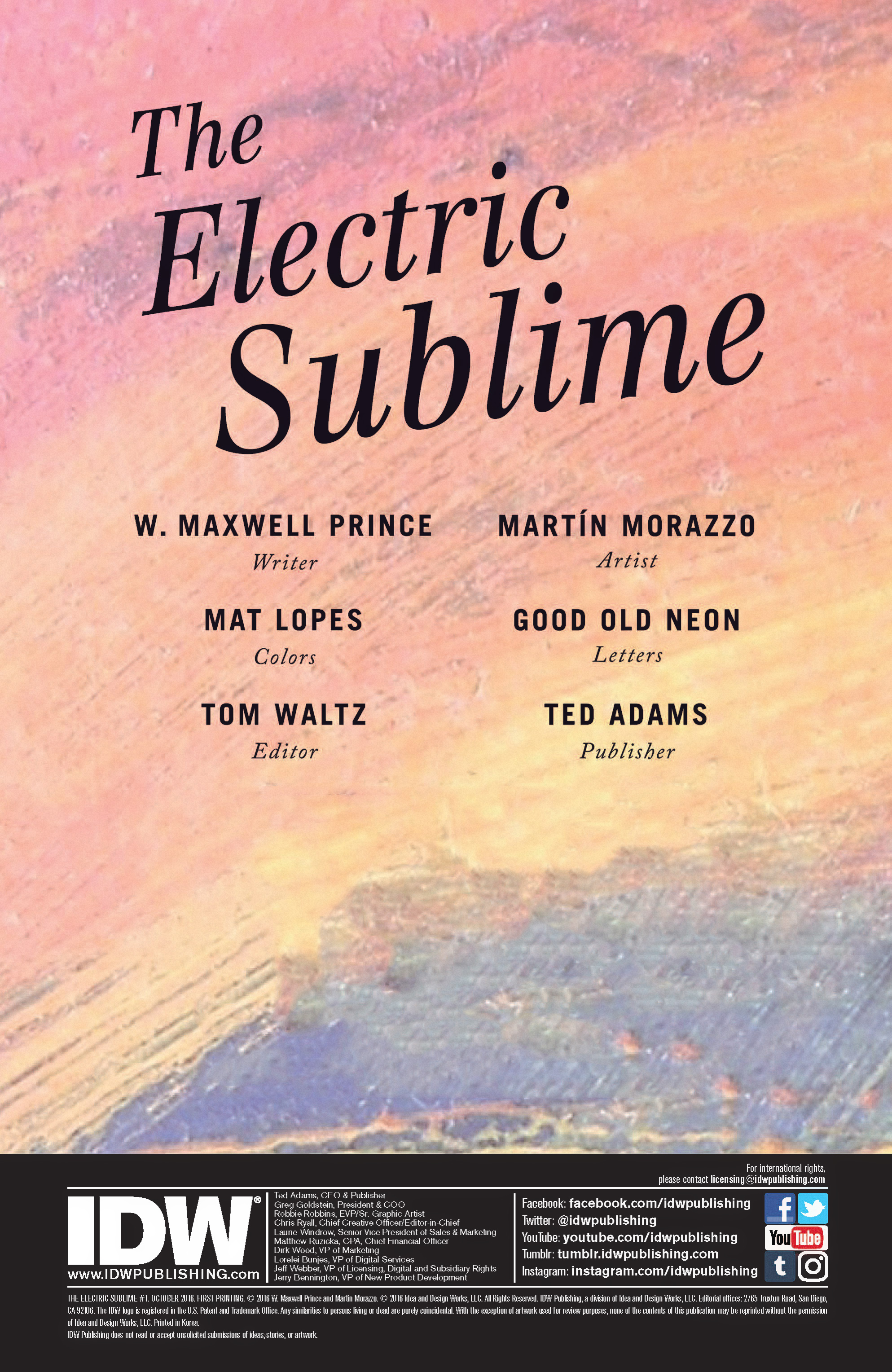 Read online The Electric Sublime comic -  Issue #1 - 2