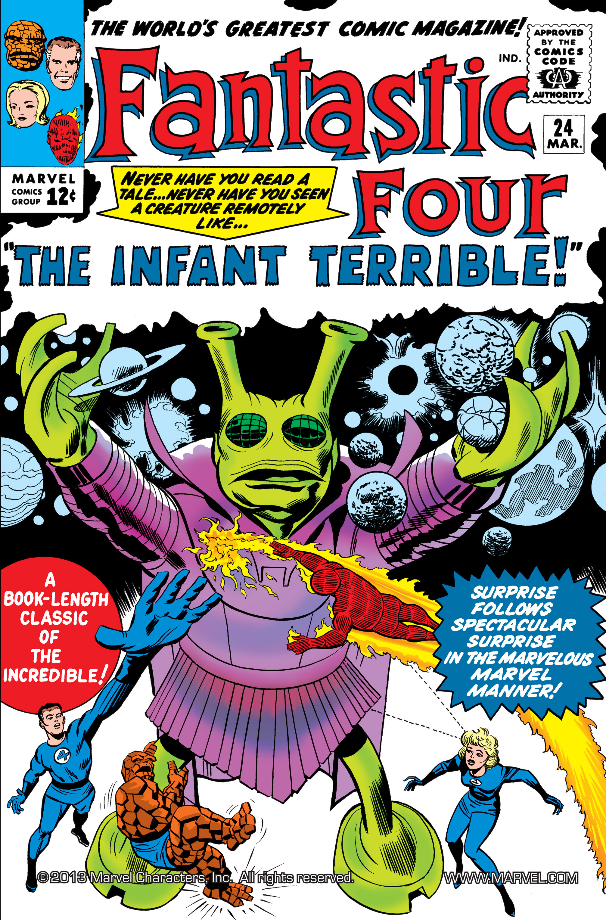 Read online Fantastic Four (1961) comic -  Issue #24 - 1