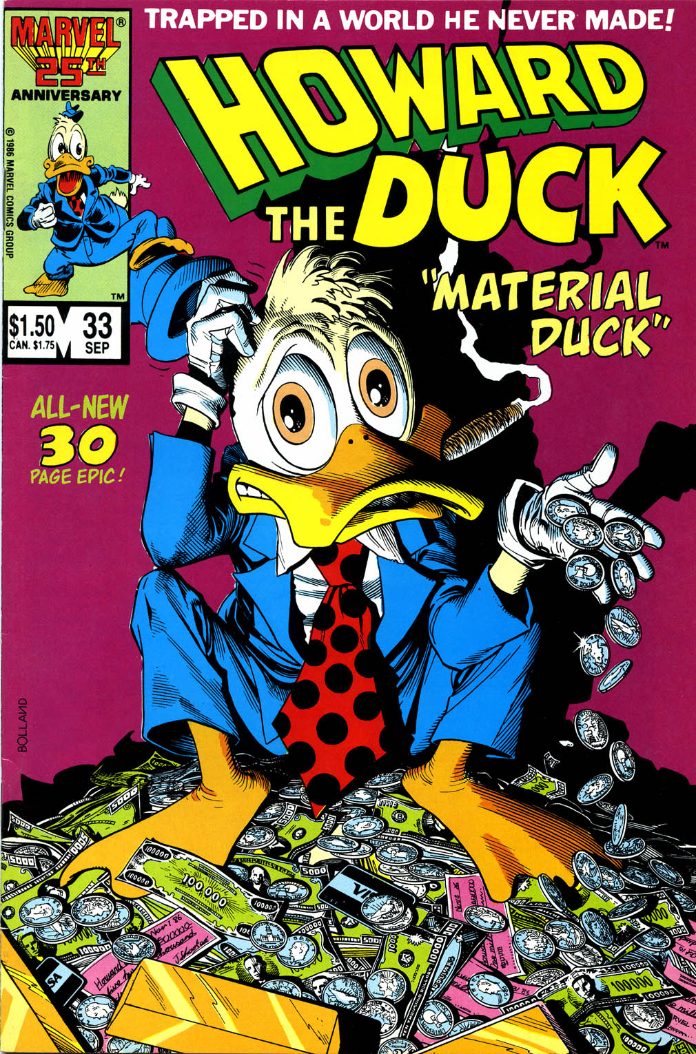 Read online Howard the Duck (1976) comic -  Issue #33 - 1