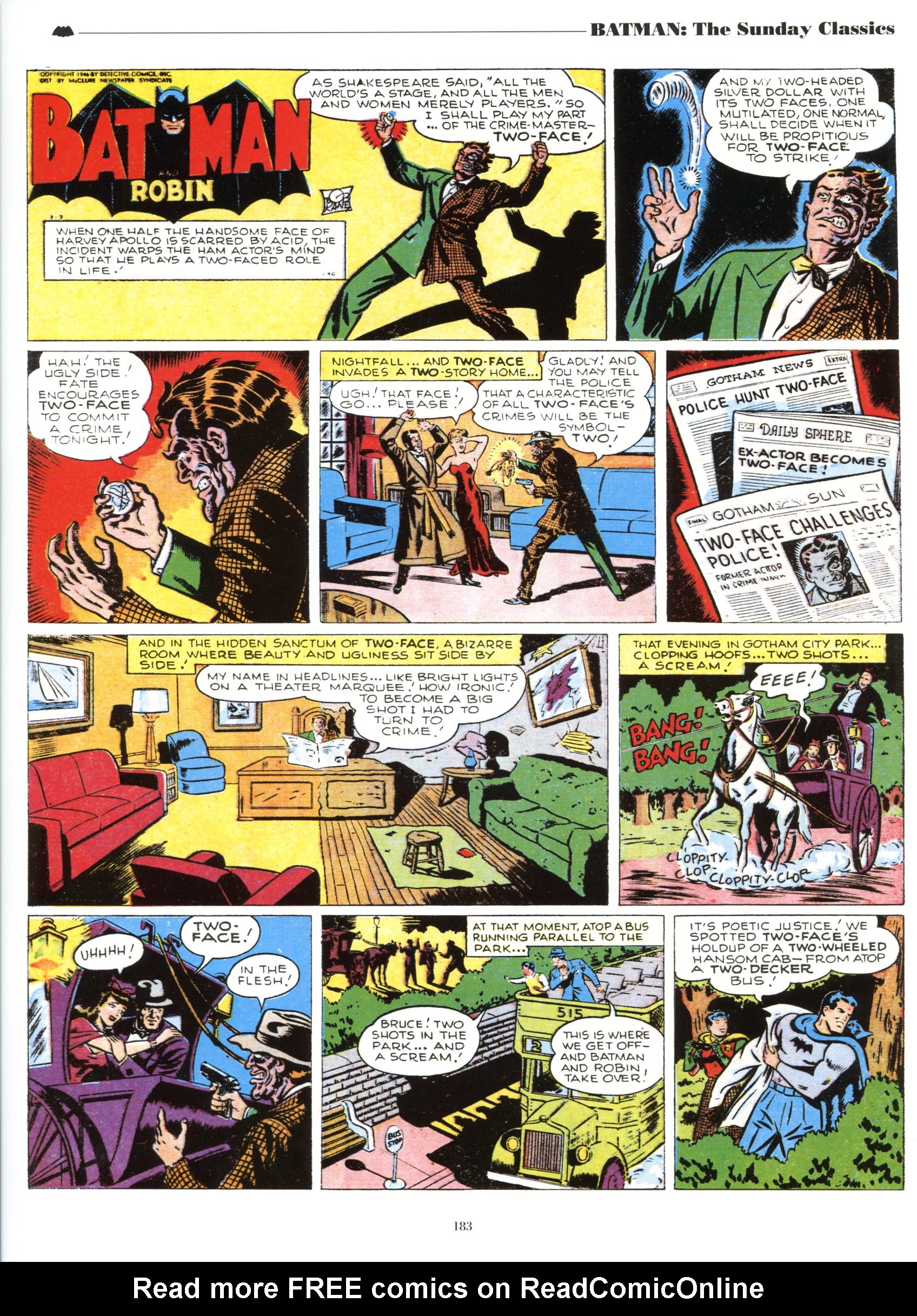 Read online Batman: The Sunday Classics comic -  Issue # TPB - 189