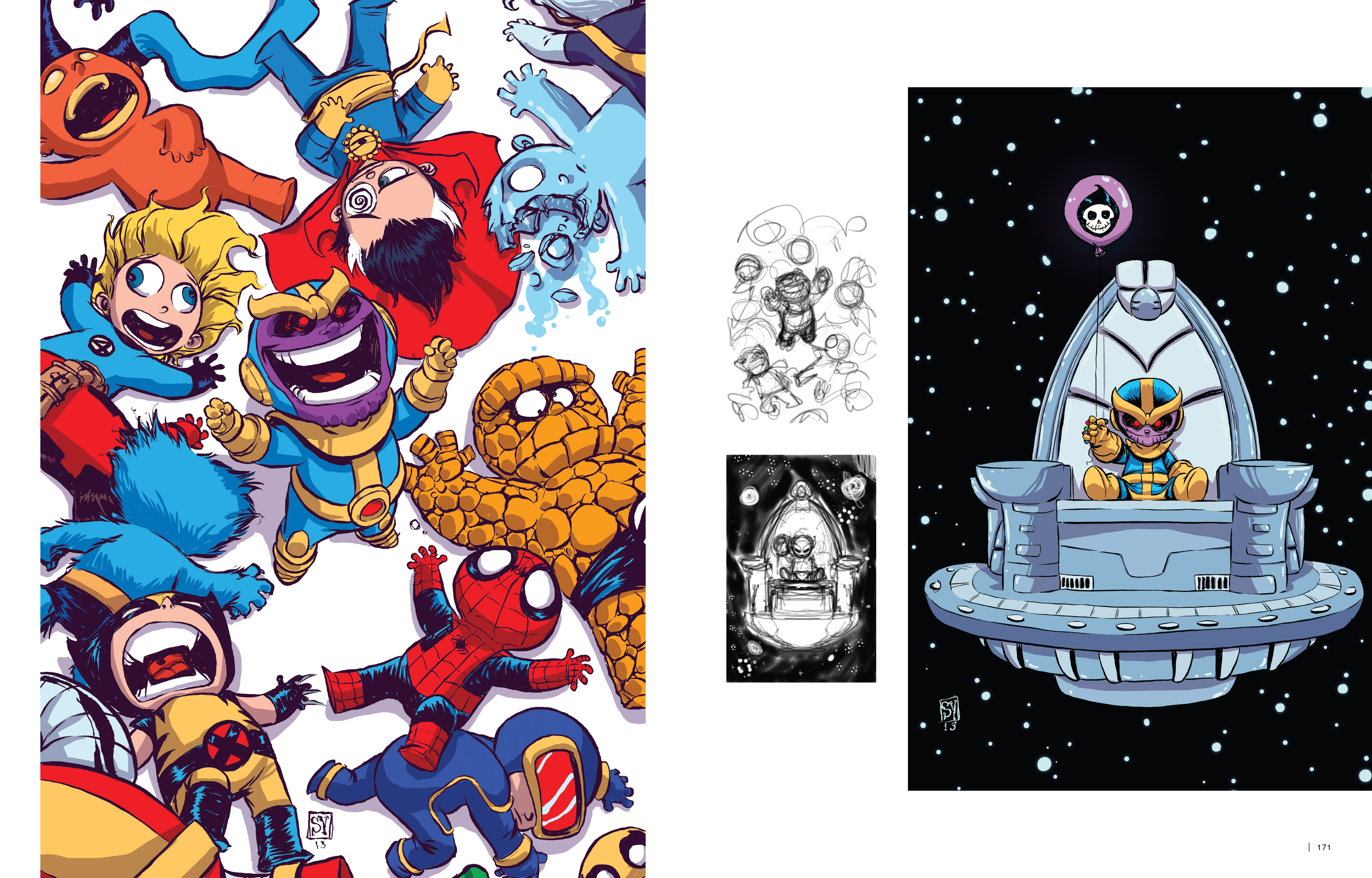 Read online The Marvel Art of Skottie Young comic -  Issue # TPB - 87