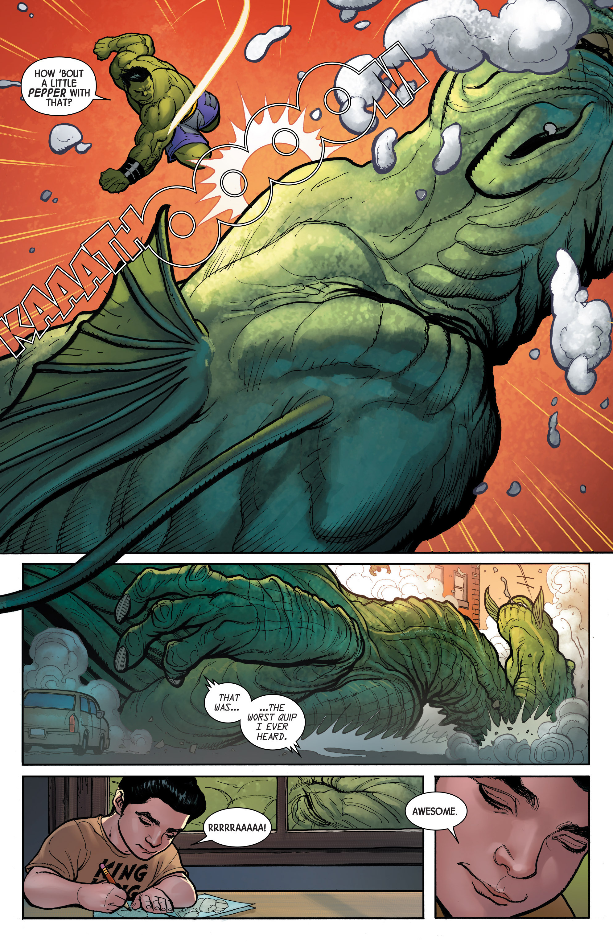 Read online Totally Awesome Hulk comic -  Issue #3 - 22