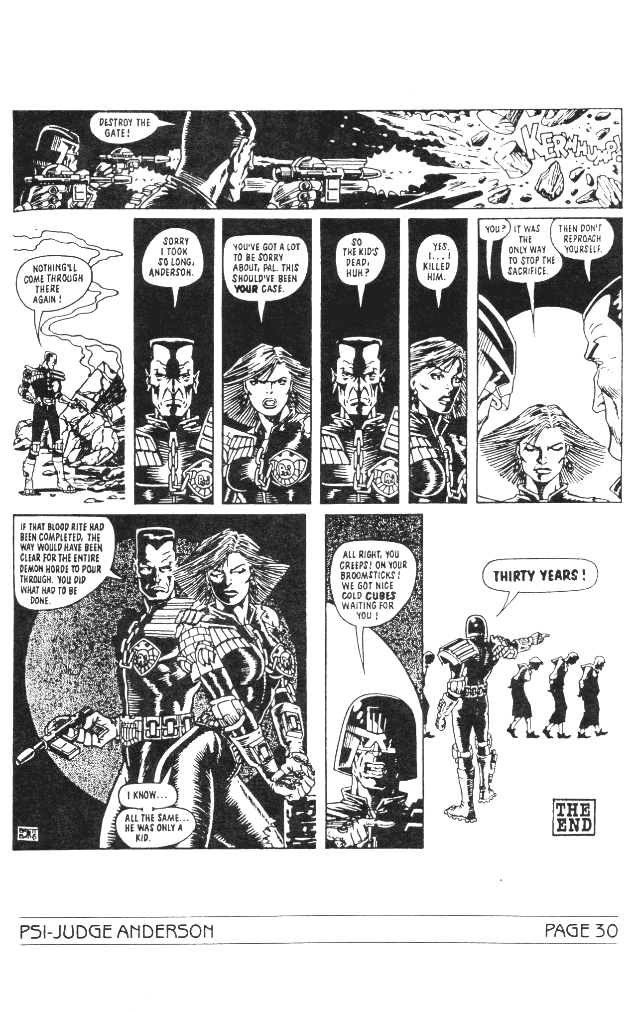 Read online Psi-Judge Anderson comic -  Issue #4 - 32