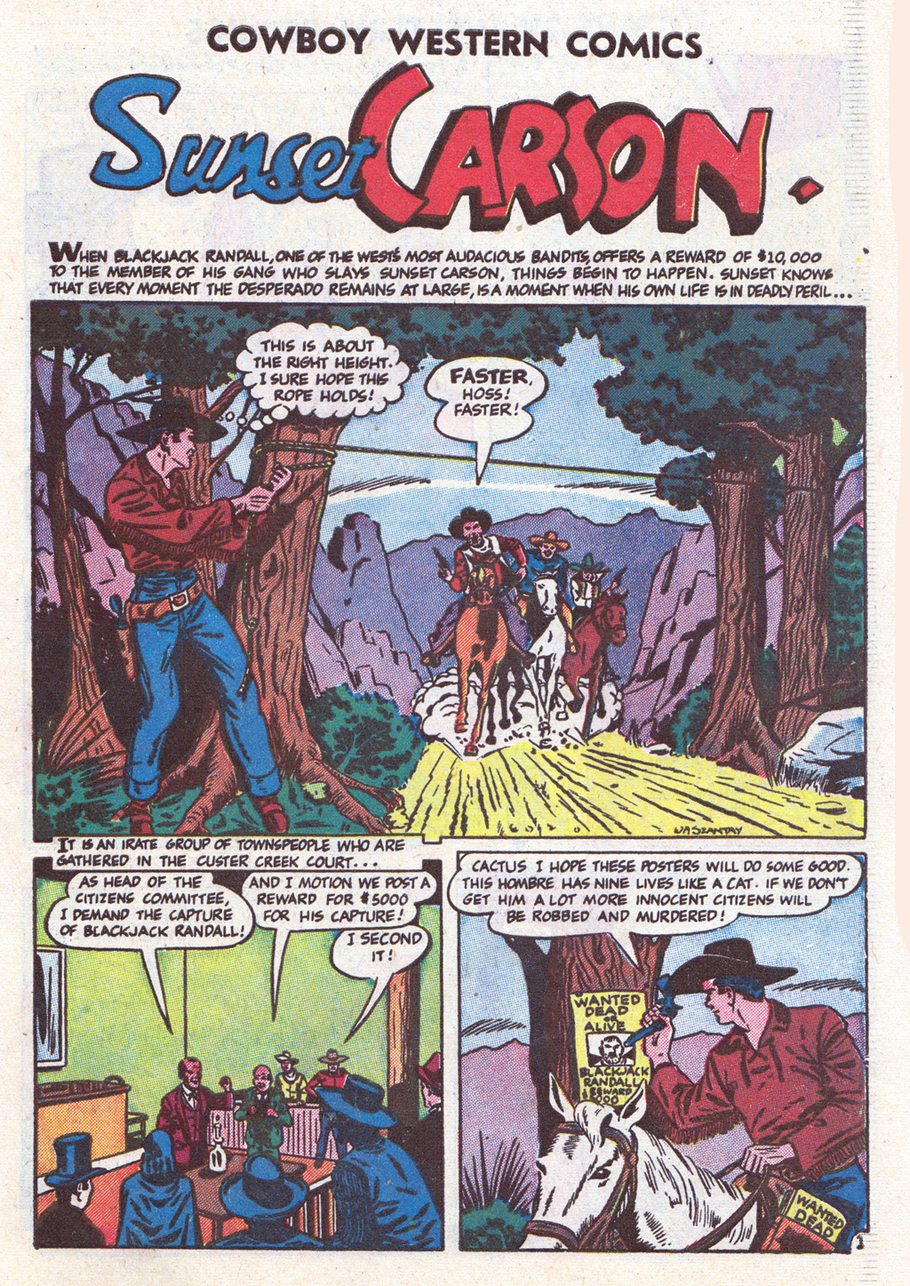 Read online Cowboy Western Comics (1948) comic -  Issue #36 - 3