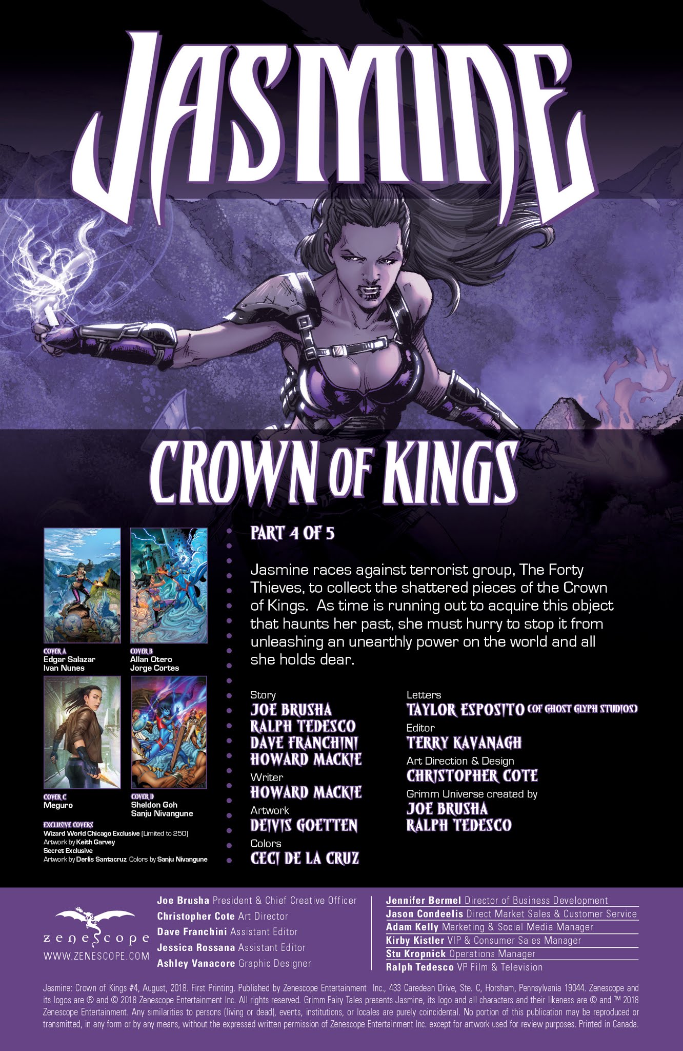 Read online Jasmine: Crown of Kings comic -  Issue #4 - 2