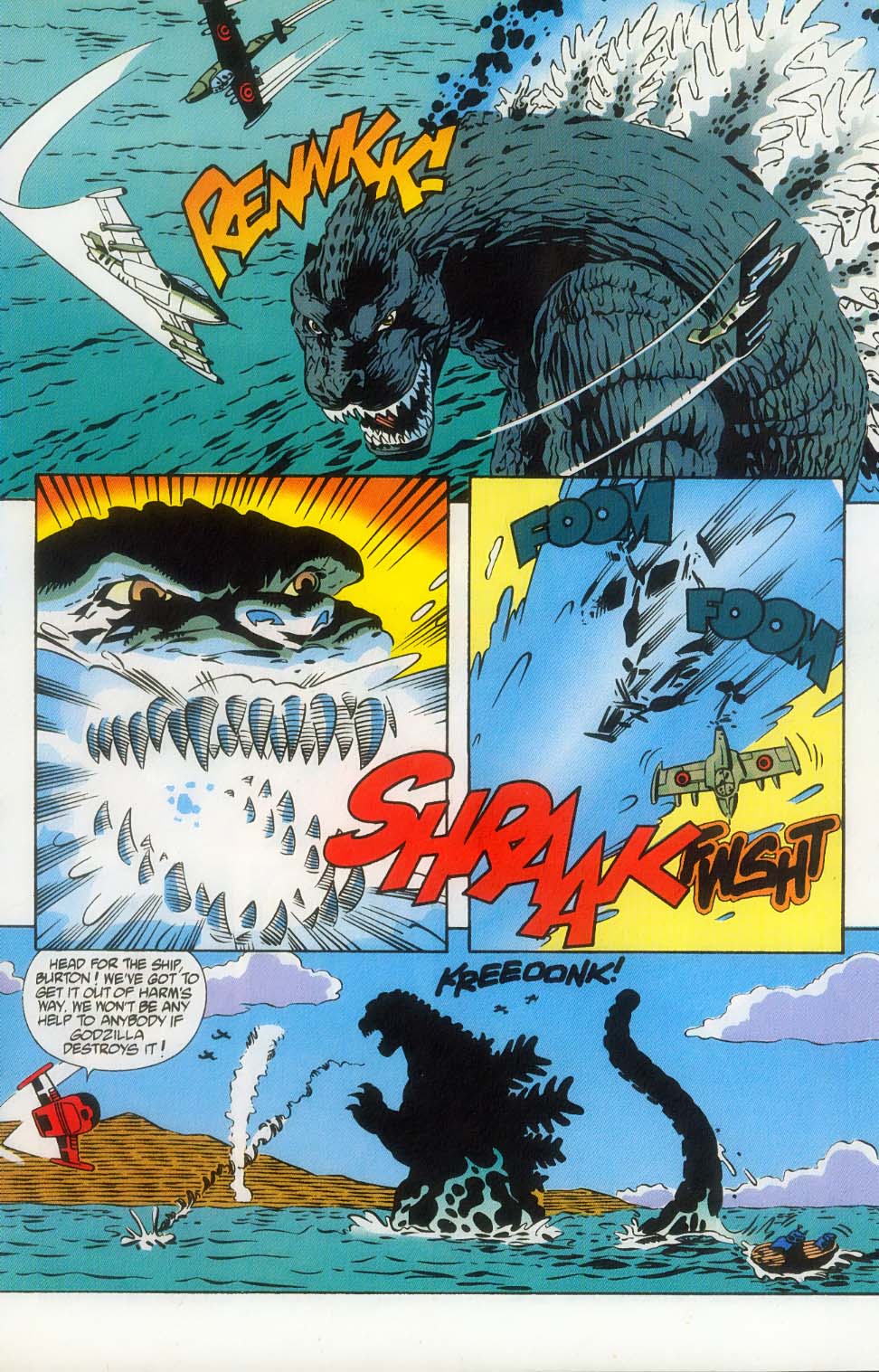 Read online Godzilla (1995) comic -  Issue #13 - 16