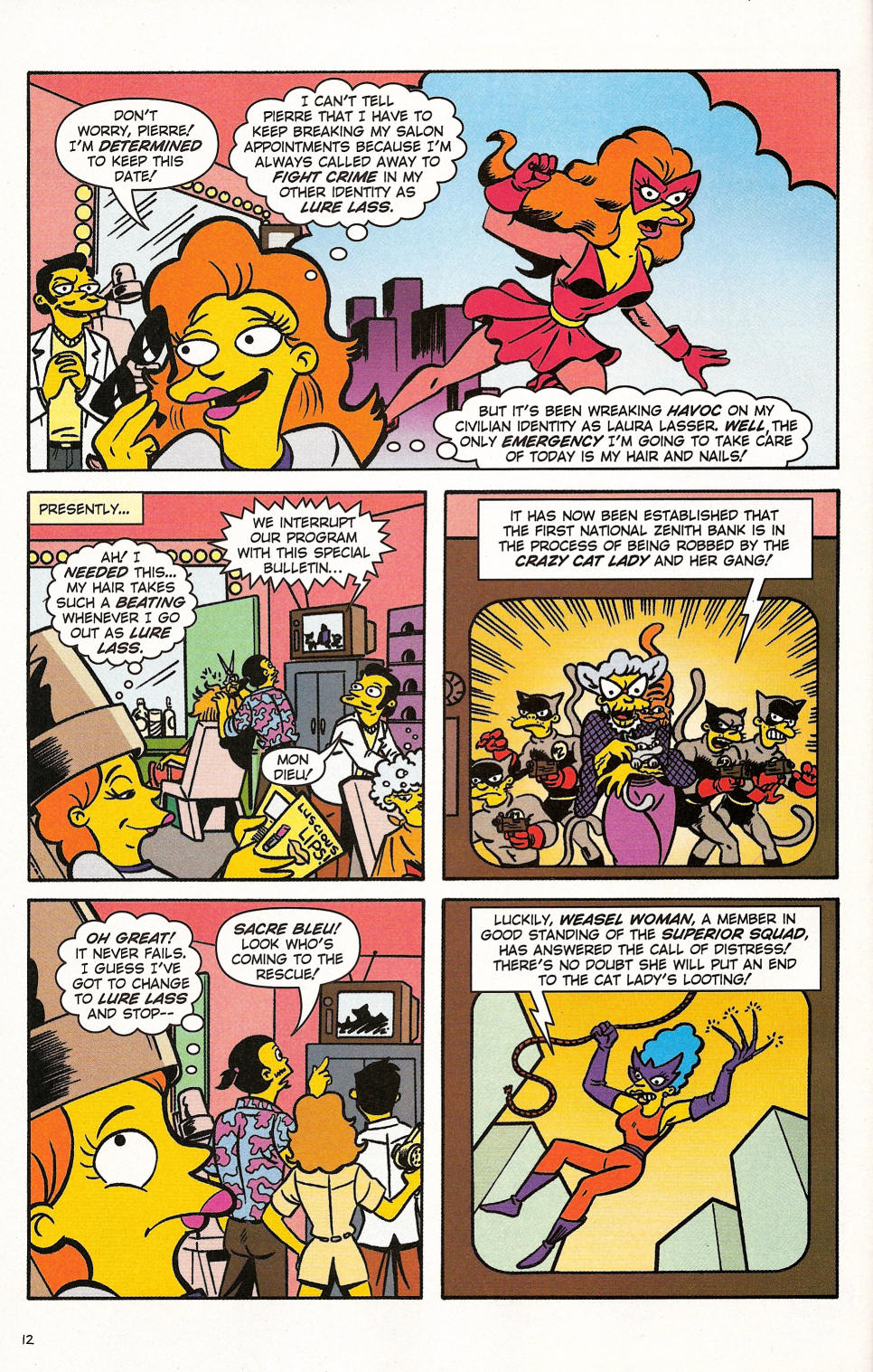 Read online Bongo Comics Presents Simpsons Super Spectacular comic -  Issue #3 - 10
