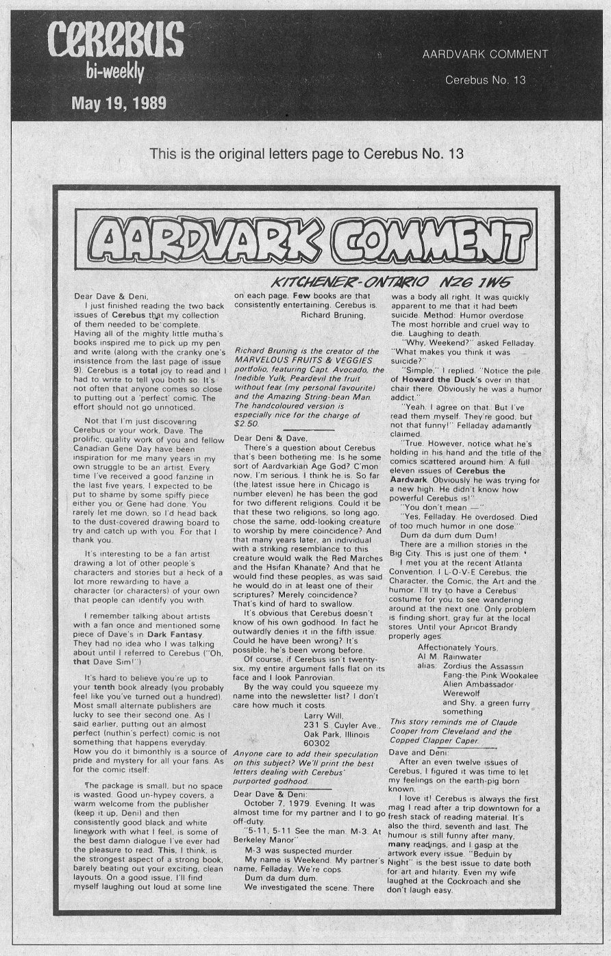 Read online Cerebus comic -  Issue #13 - 24