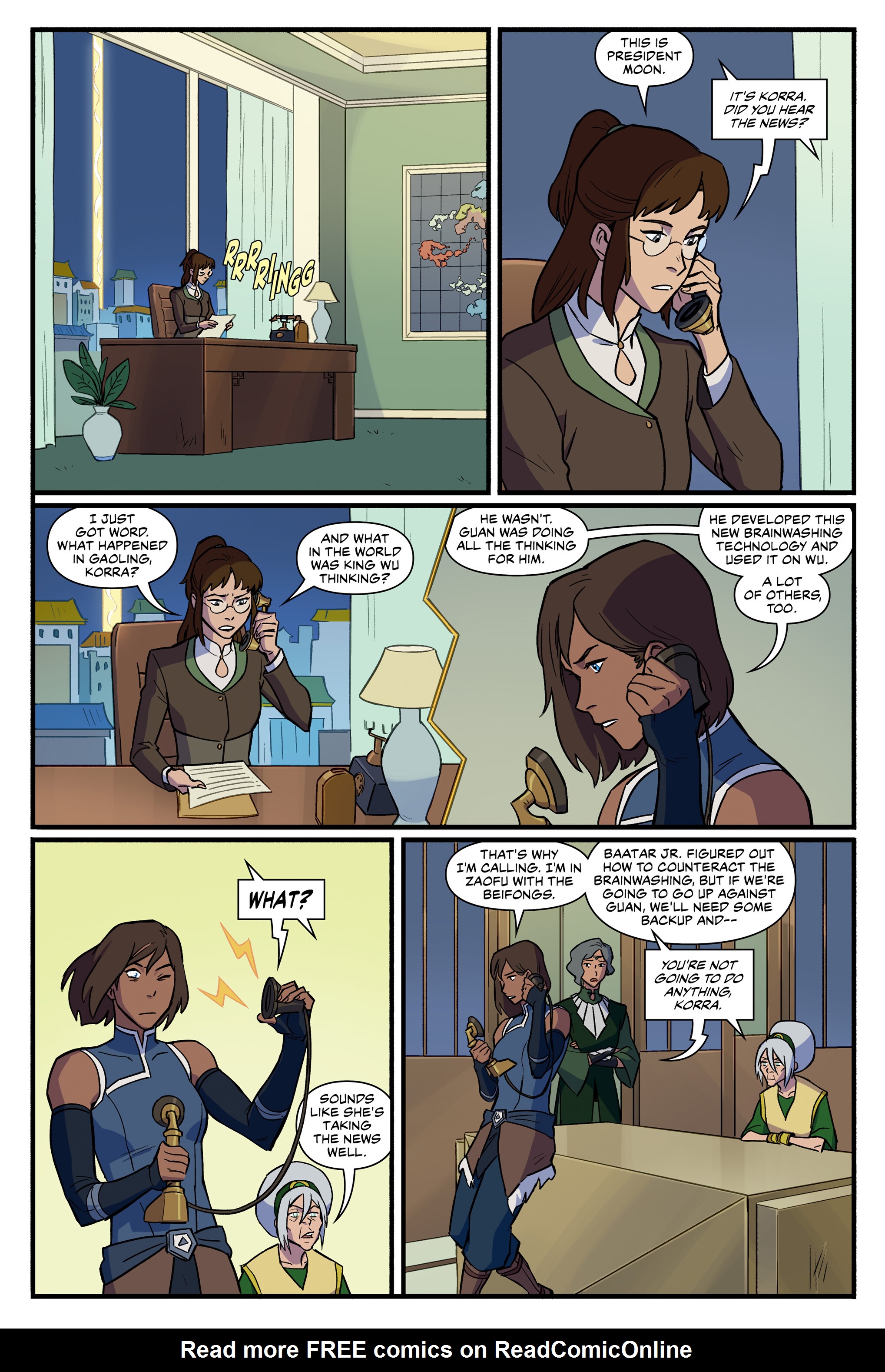 Read online Nickelodeon The Legend of Korra: Ruins of the Empire comic -  Issue # TPB 3 - 33