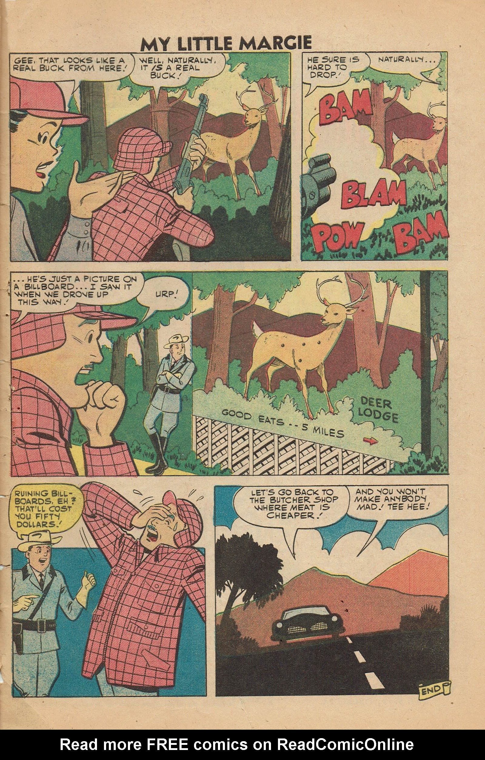 Read online My Little Margie (1954) comic -  Issue #25 - 32
