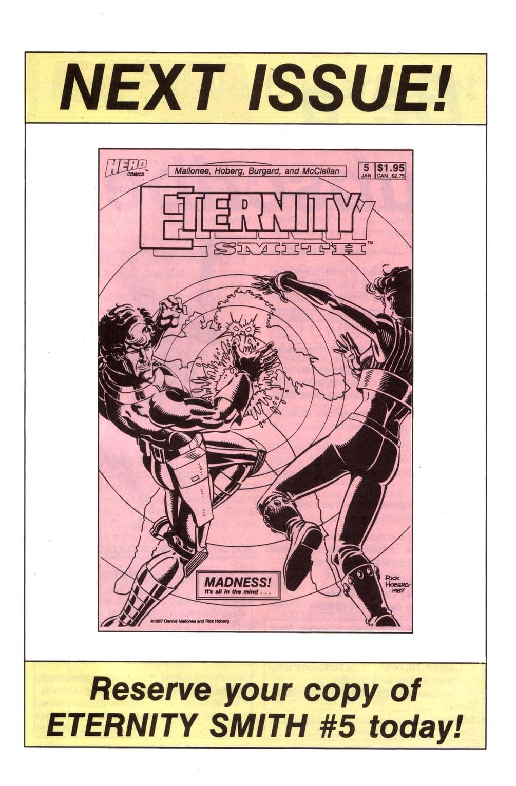 Read online Eternity Smith (1987) comic -  Issue #9 - 26