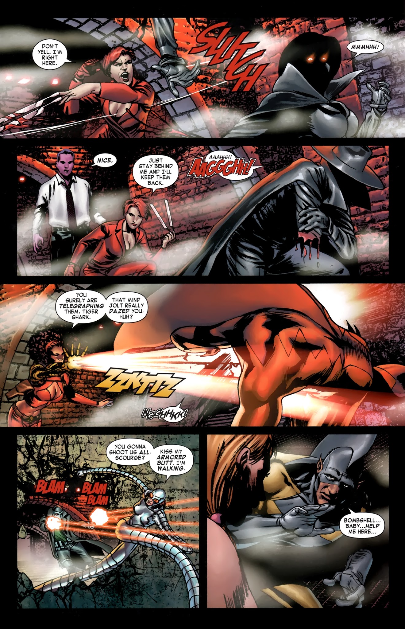 Read online Villains For Hire comic -  Issue #4 - 12