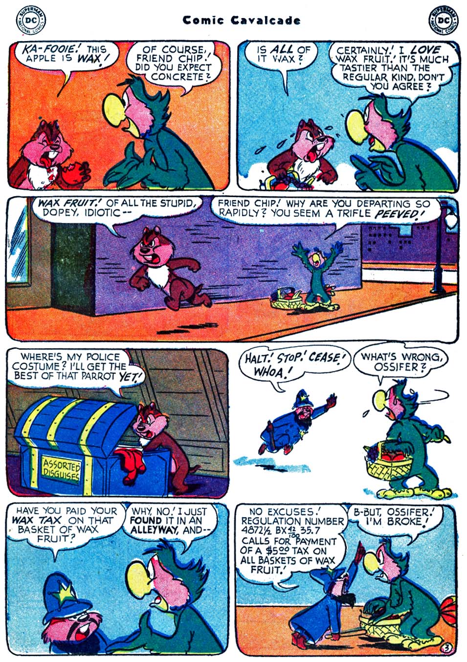 Read online Comic Cavalcade comic -  Issue #63 - 41
