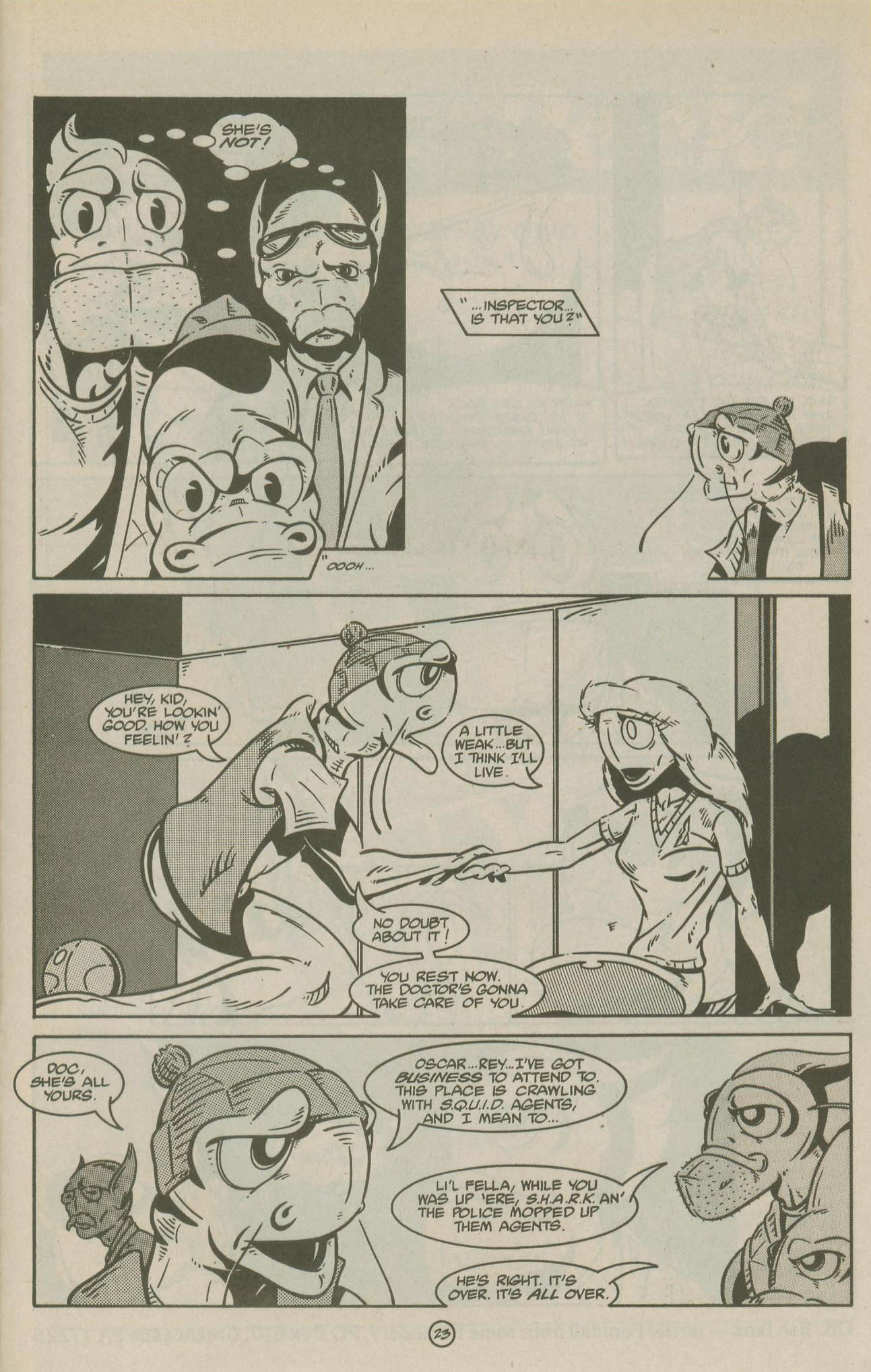 Read online The Fish Police comic -  Issue #20 - 25