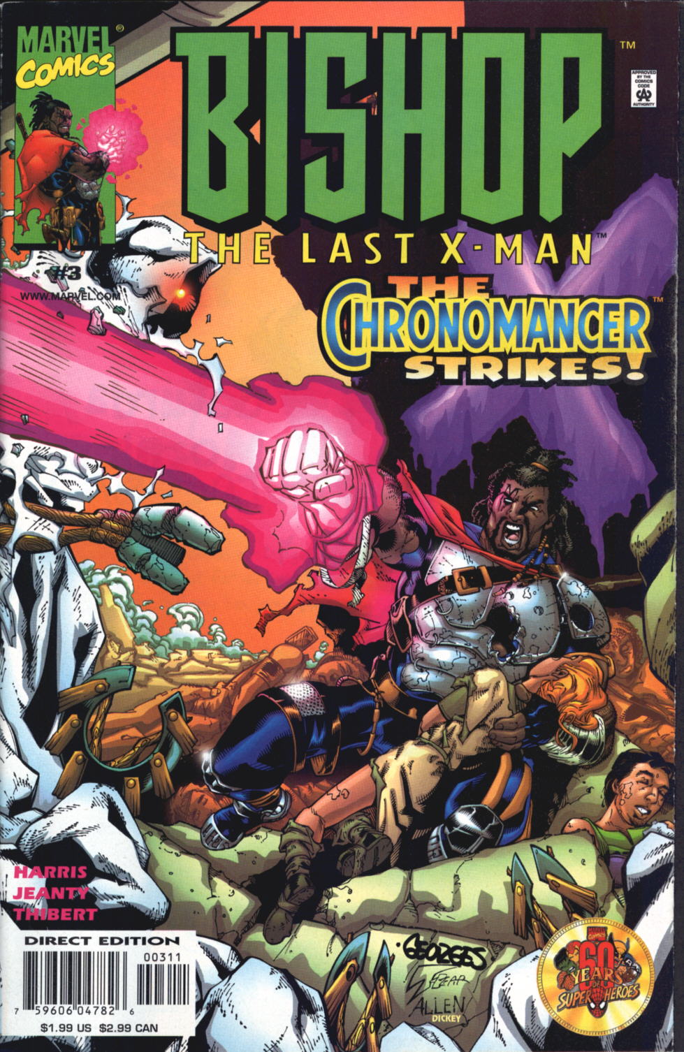 Read online Bishop: The Last X-Man comic -  Issue #3 - 1