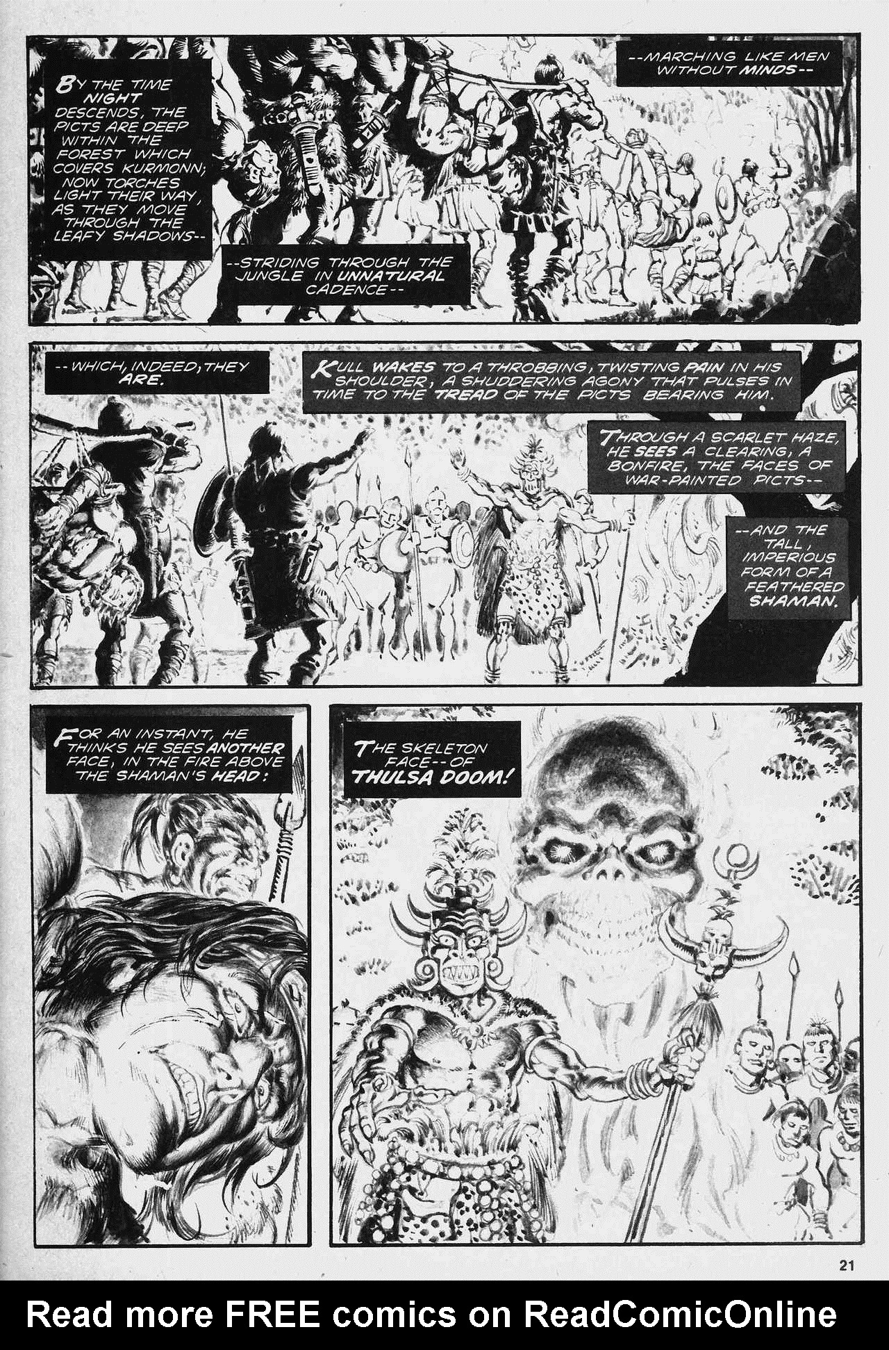 Read online Kull and the Barbarians comic -  Issue #2 - 21