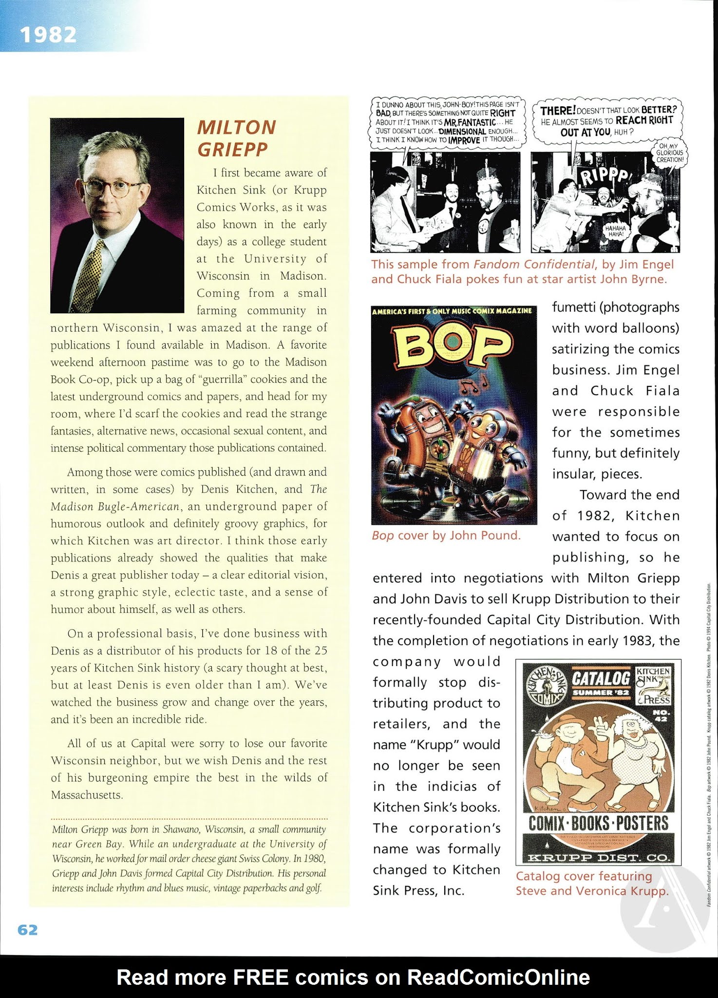 Read online Kitchen Sink Press: The First 25 Years comic -  Issue # TPB - 64