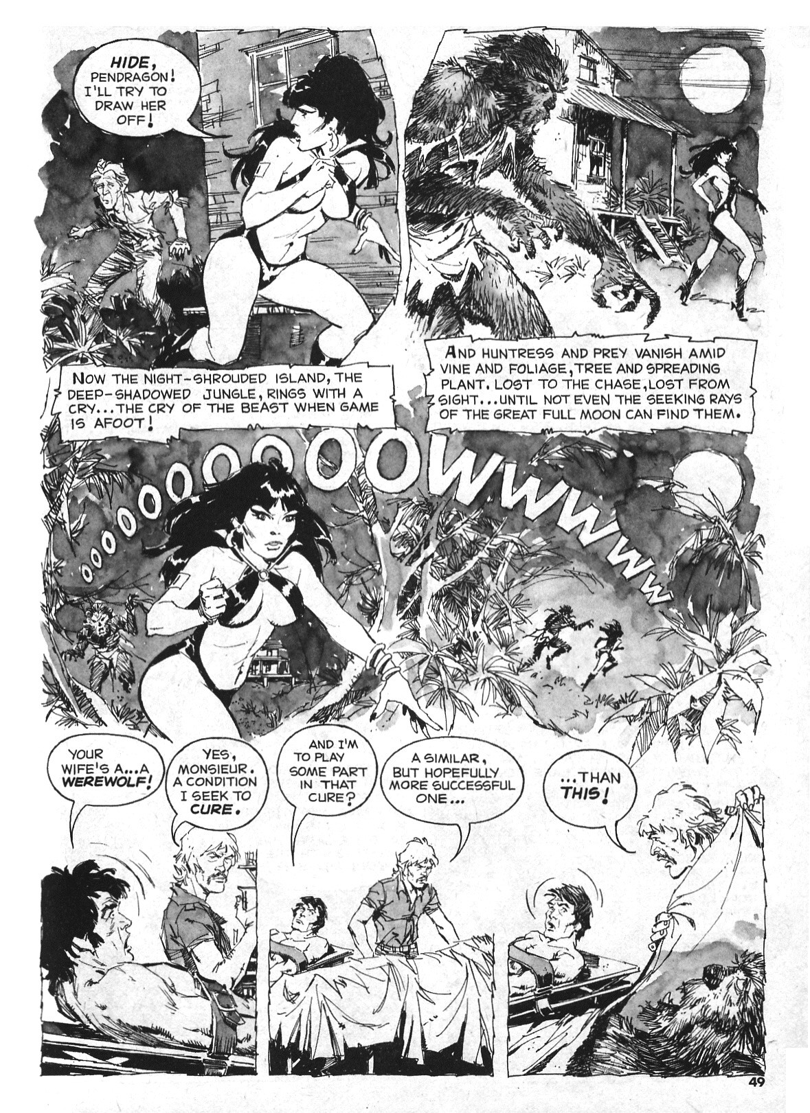 Read online Vampirella (1969) comic -  Issue #46 - 49