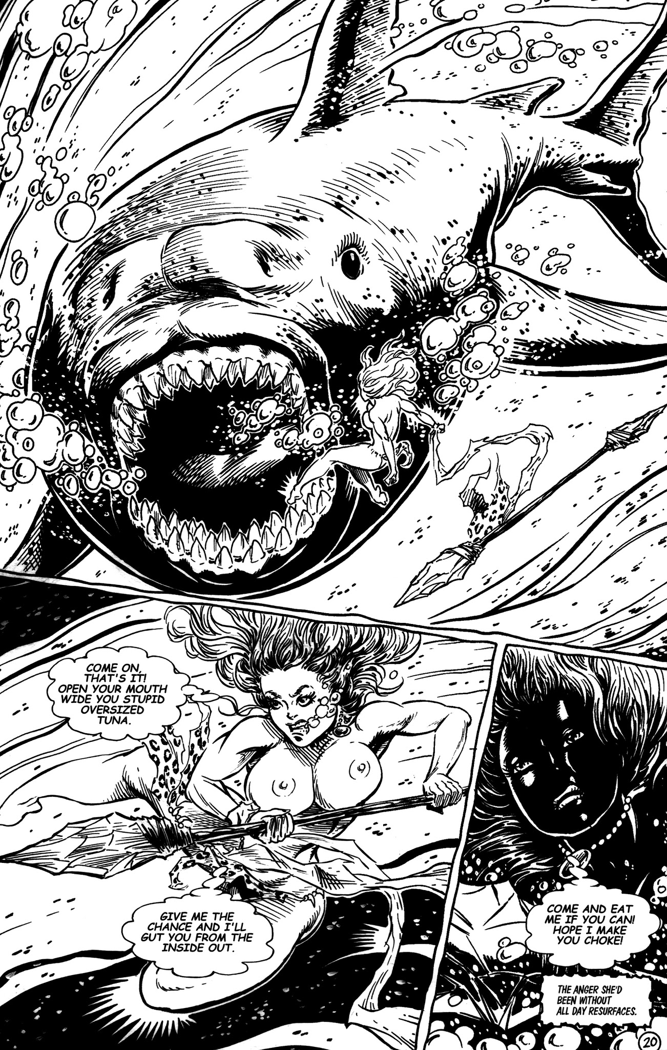 Read online Cavewoman: Sea Monsters comic -  Issue # Full - 22