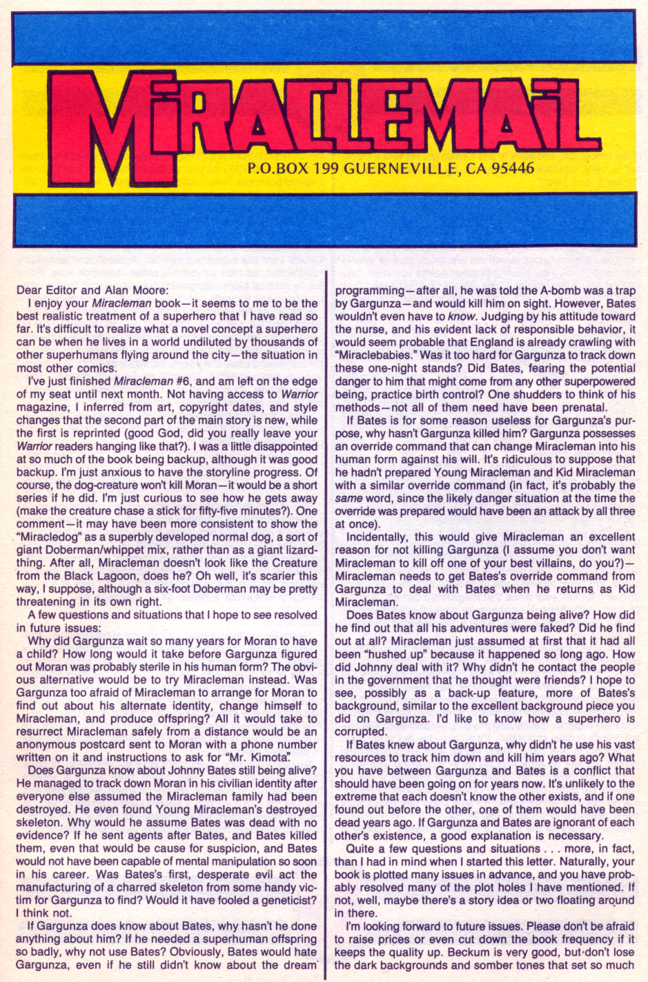 Read online Miracleman (1985) comic -  Issue #7 - 19