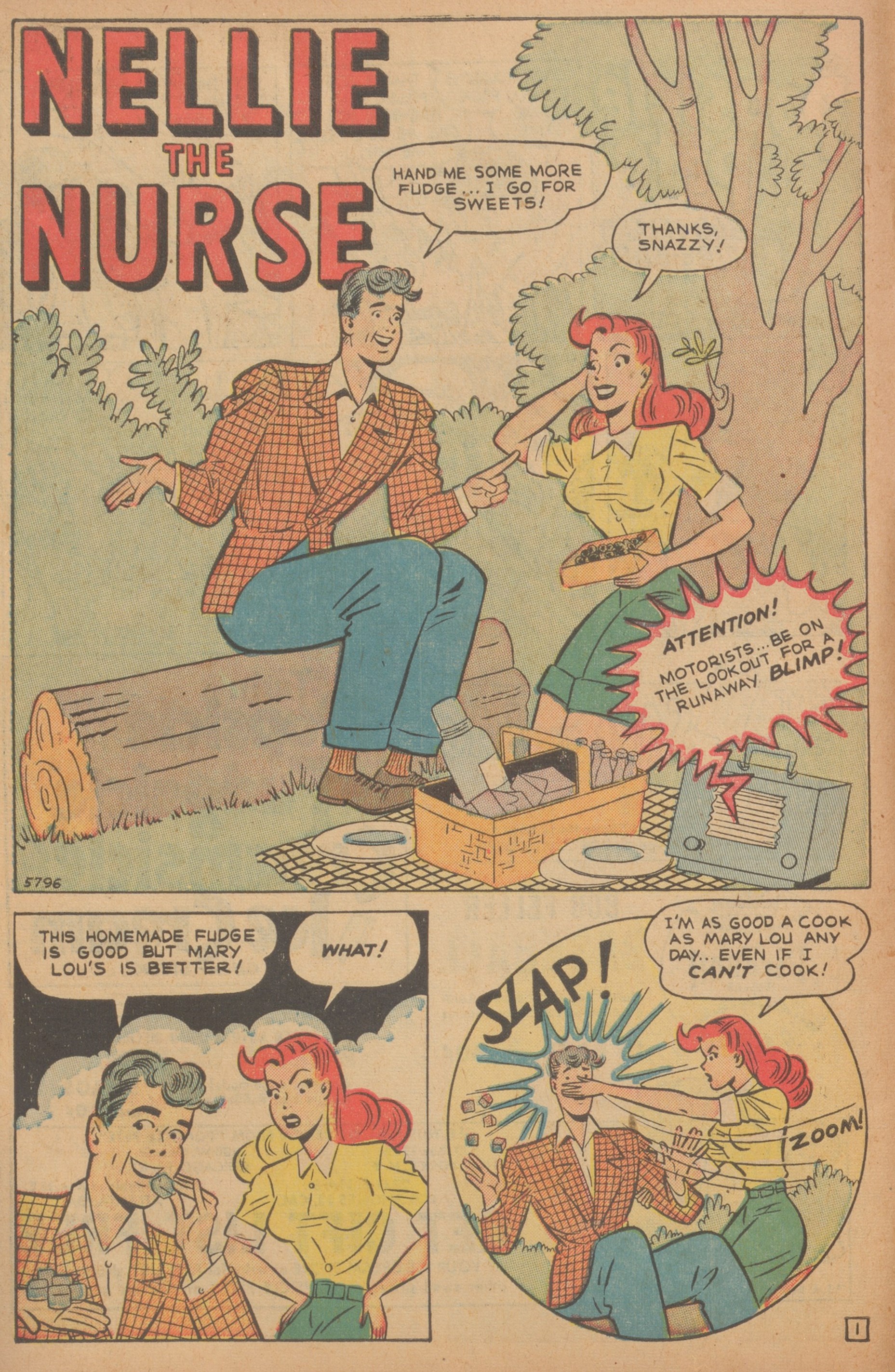Read online Nellie The Nurse (1945) comic -  Issue #21 - 12