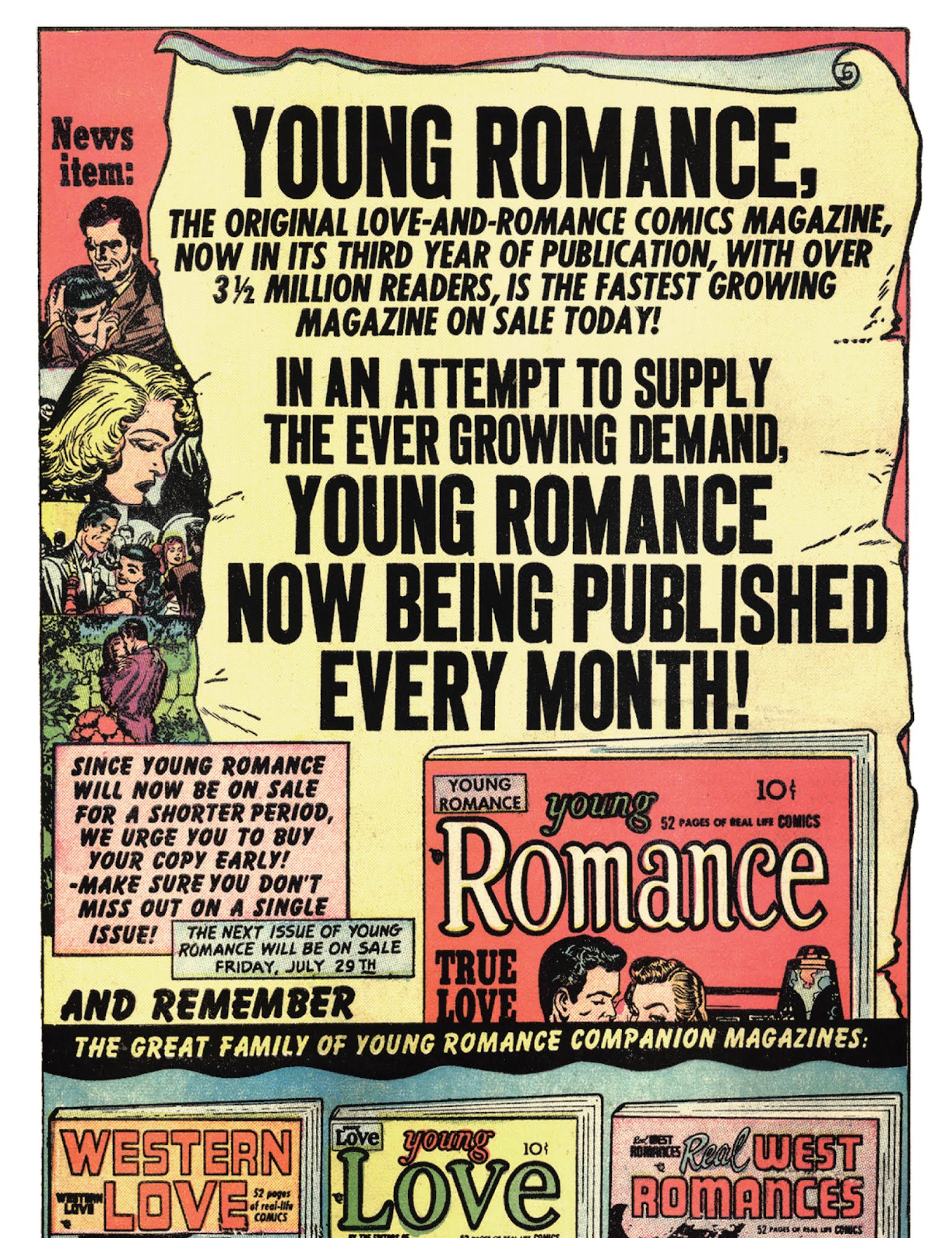 Read online Young Romance: The Best of Simon & Kirby’s Romance Comics comic -  Issue # TPB 3 - 71