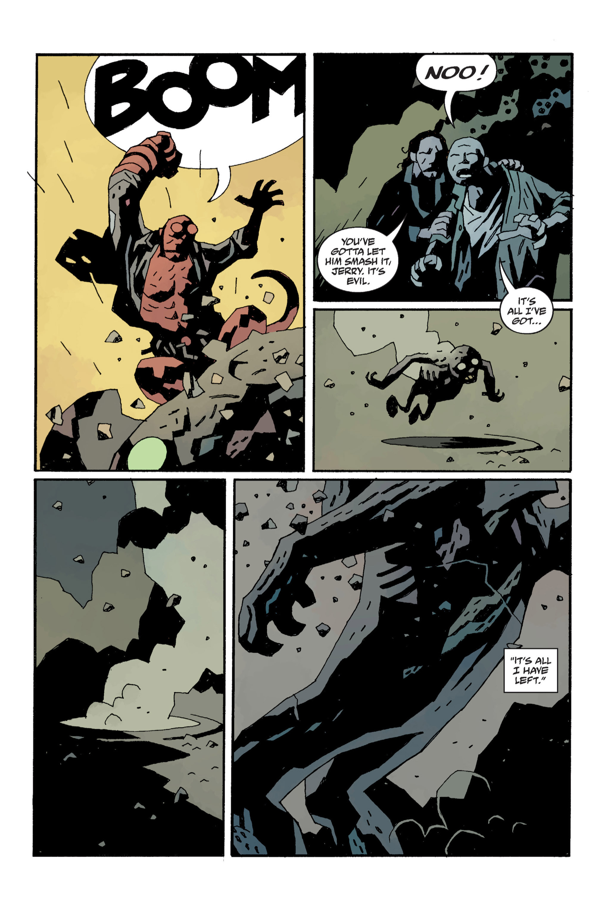 Read online Hellboy comic -  Issue #10 - 130