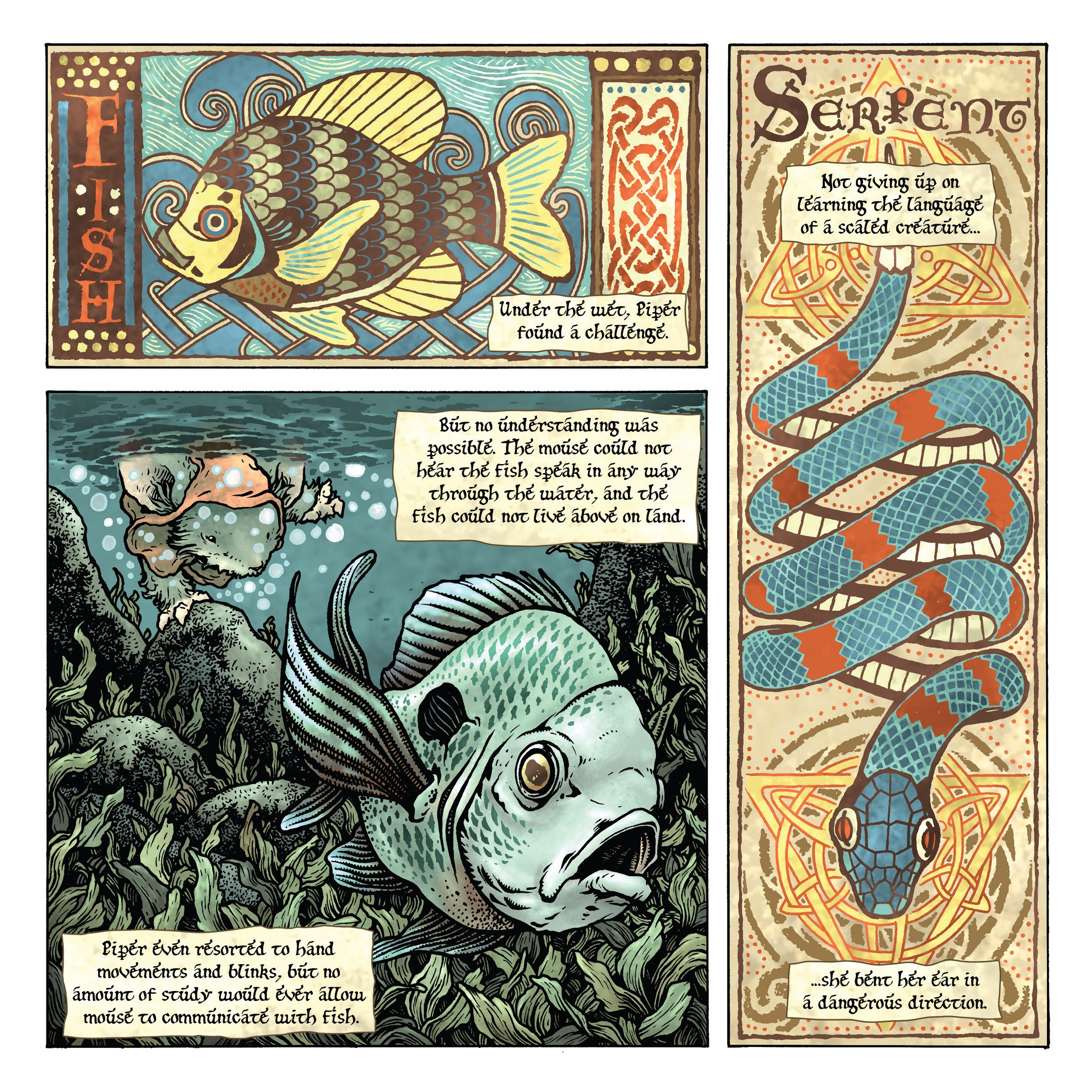 Read online Mouse Guard: The Owlhen Caregiver comic -  Issue #1 - 18