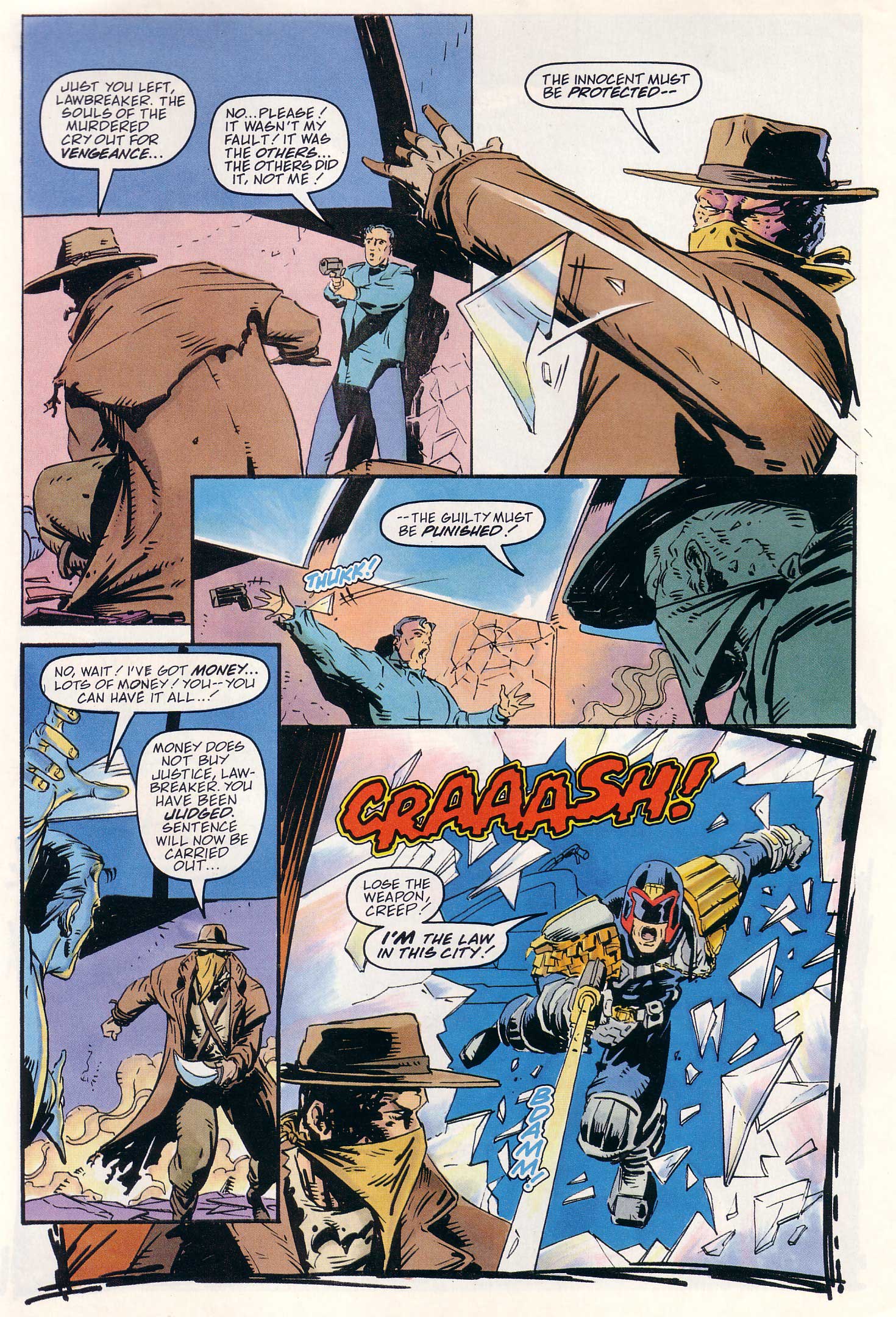 Read online Judge Dredd Lawman of the Future comic -  Issue #23 - 20