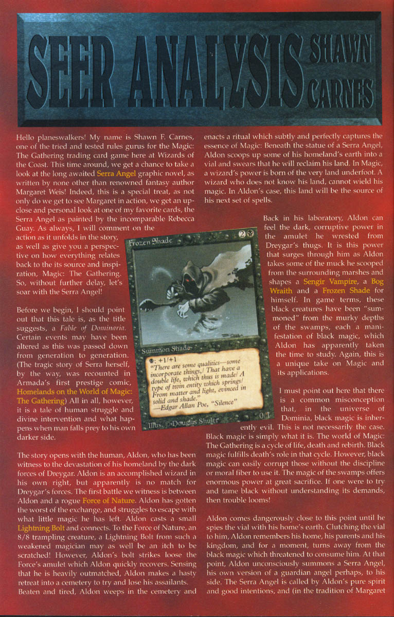 Read online Serra Angel on the World of Magic: The Gathering comic -  Issue # Full - 52
