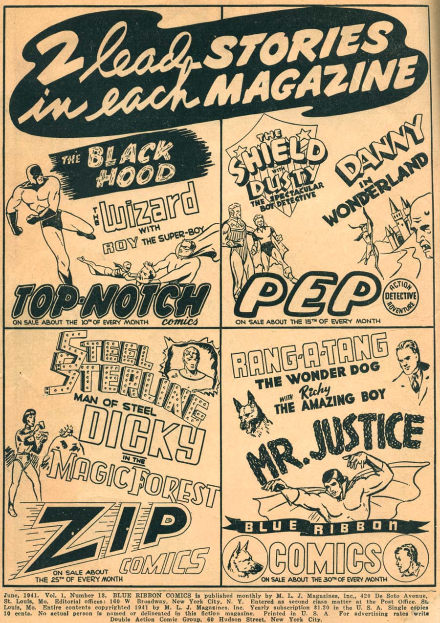 Read online Blue Ribbon Comics (1939) comic -  Issue #13 - 2