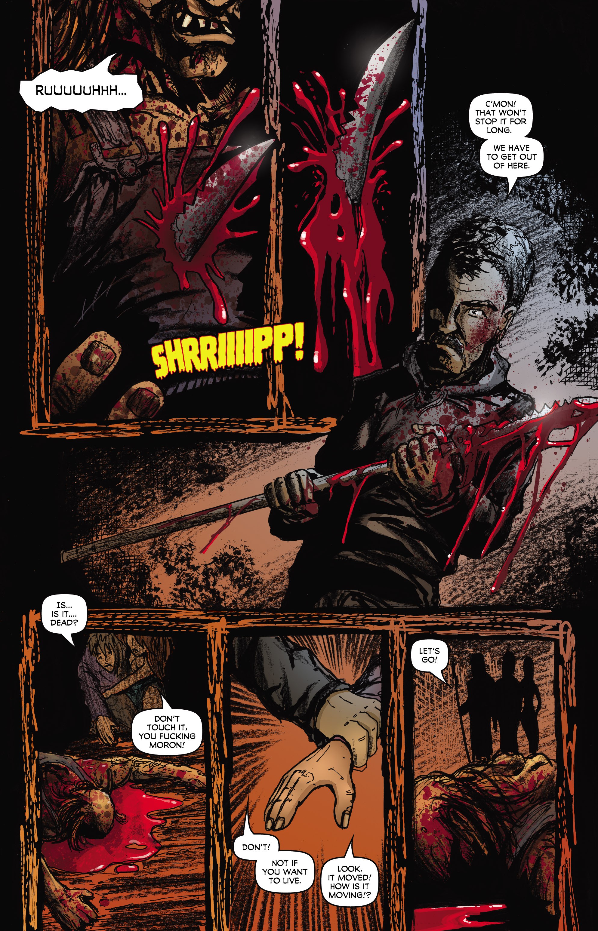 Read online Adam Green's Hatchet comic -  Issue #3 - 15