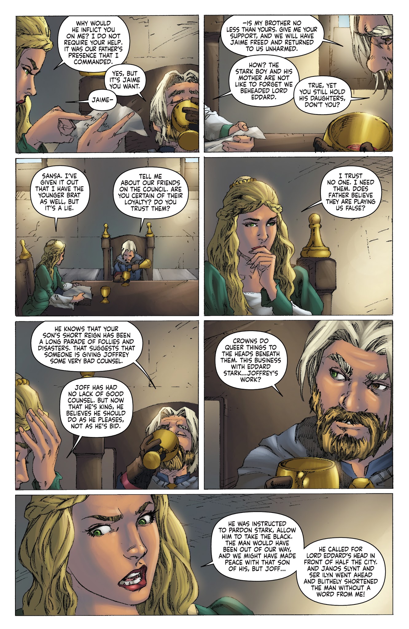 Read online A Clash of Kings comic -  Issue #3 - 17