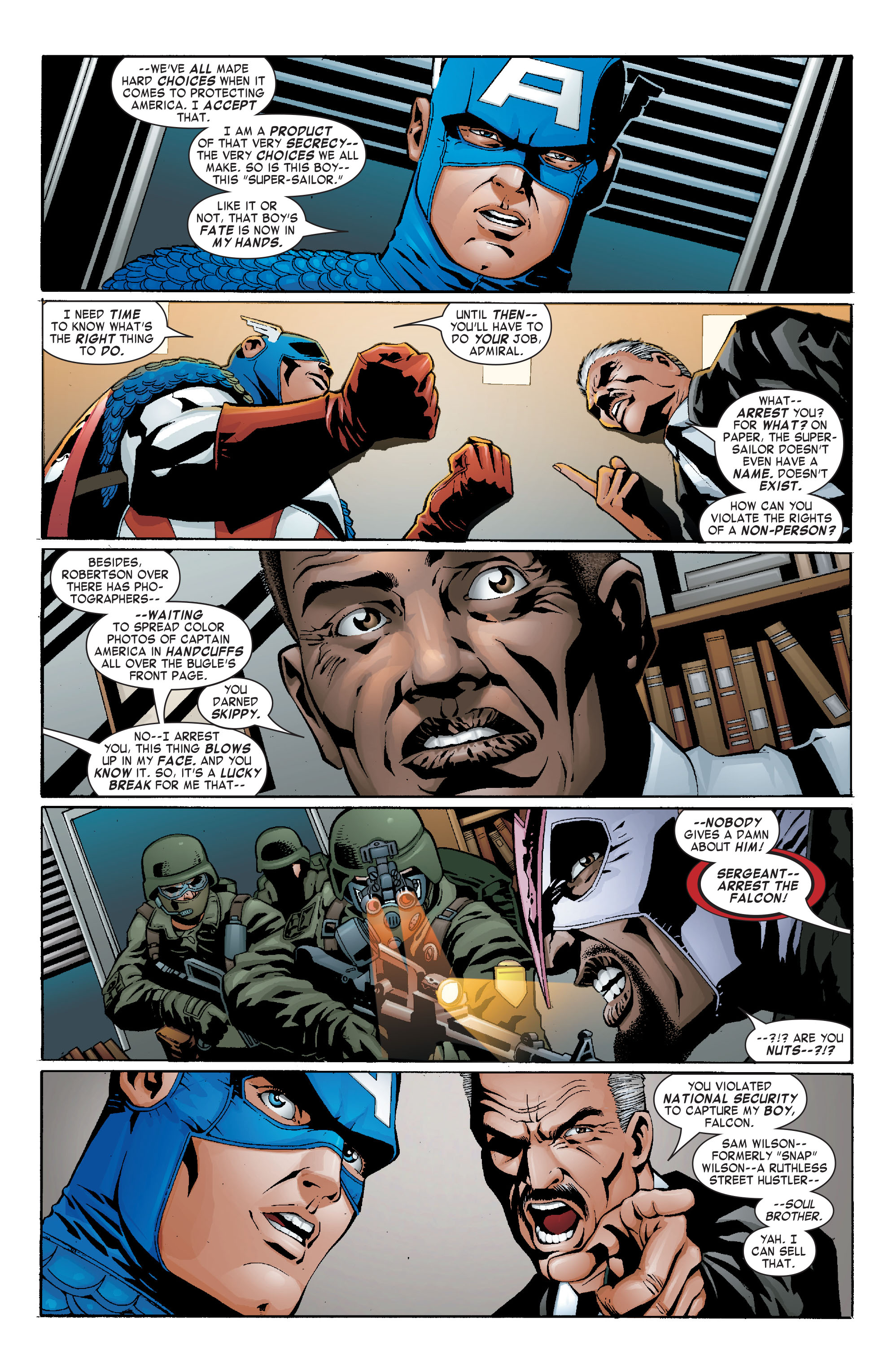 Read online Captain America & the Falcon comic -  Issue #5 - 21