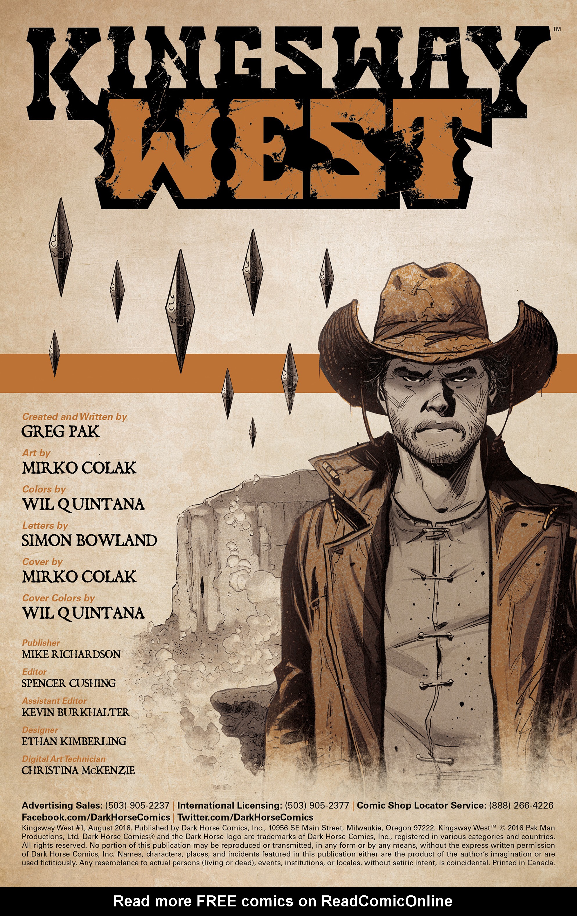 Read online Kingsway West comic -  Issue #1 - 2