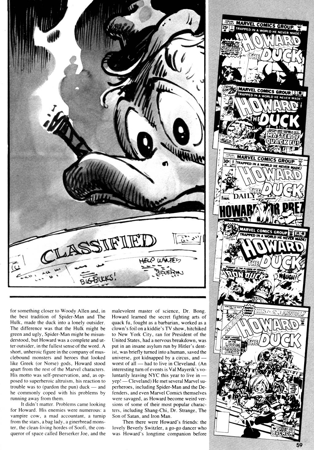 Read online Howard the Duck (1979) comic -  Issue #9 - 59