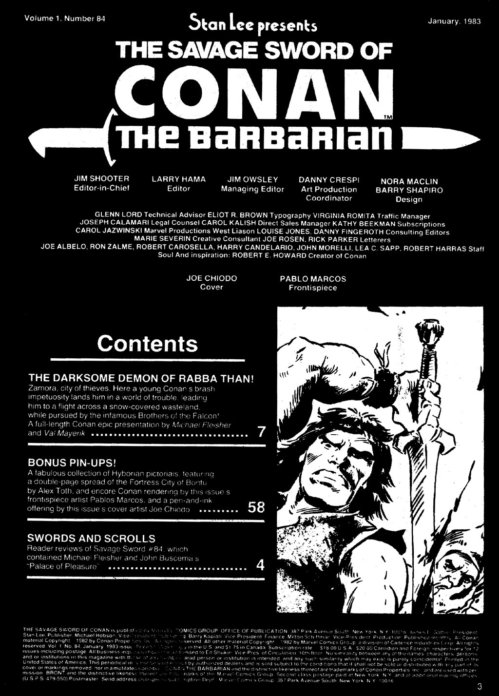 Read online The Savage Sword Of Conan comic -  Issue #84 - 3