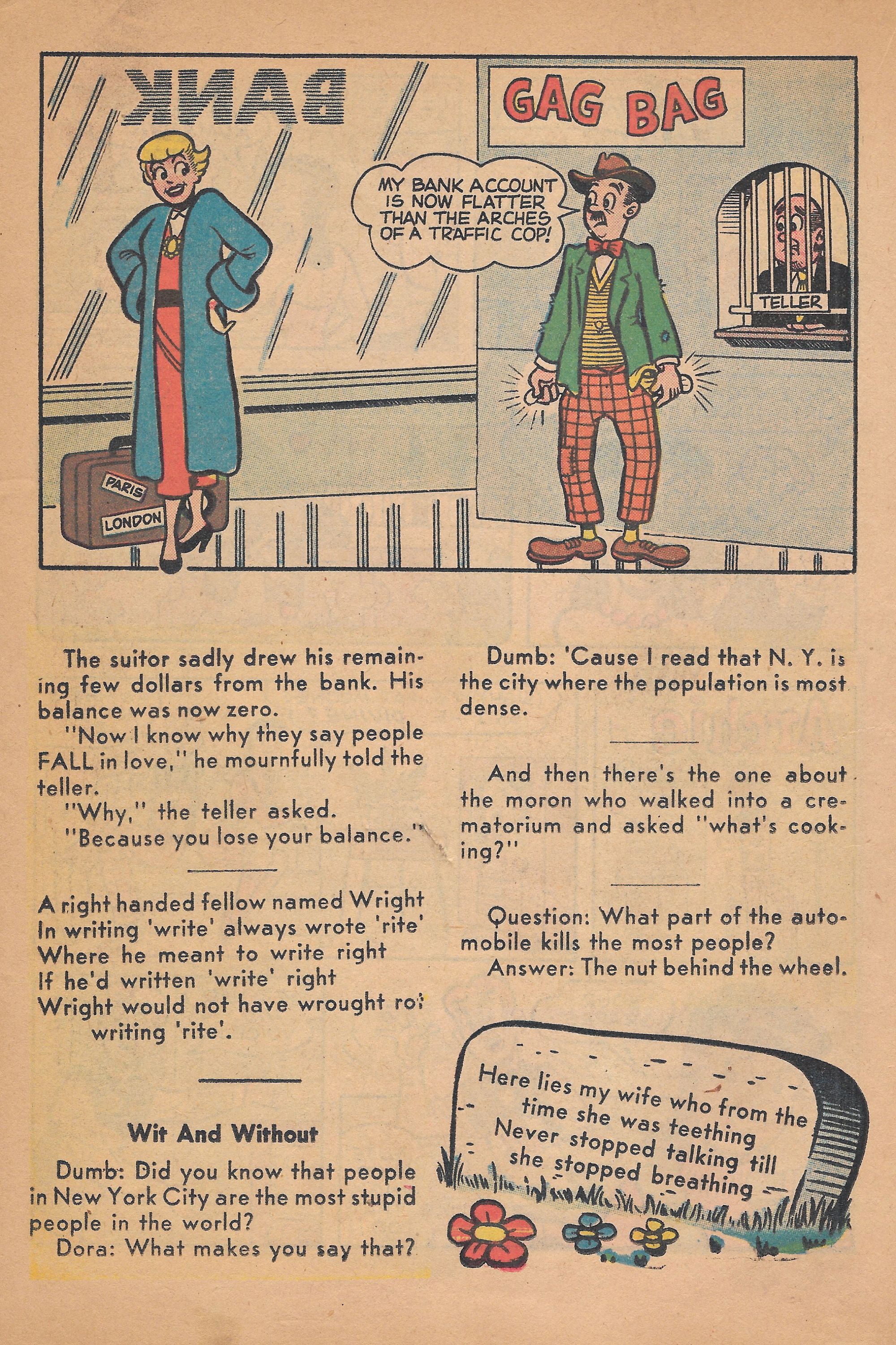 Read online Archie's Joke Book Magazine comic -  Issue #31 - 18