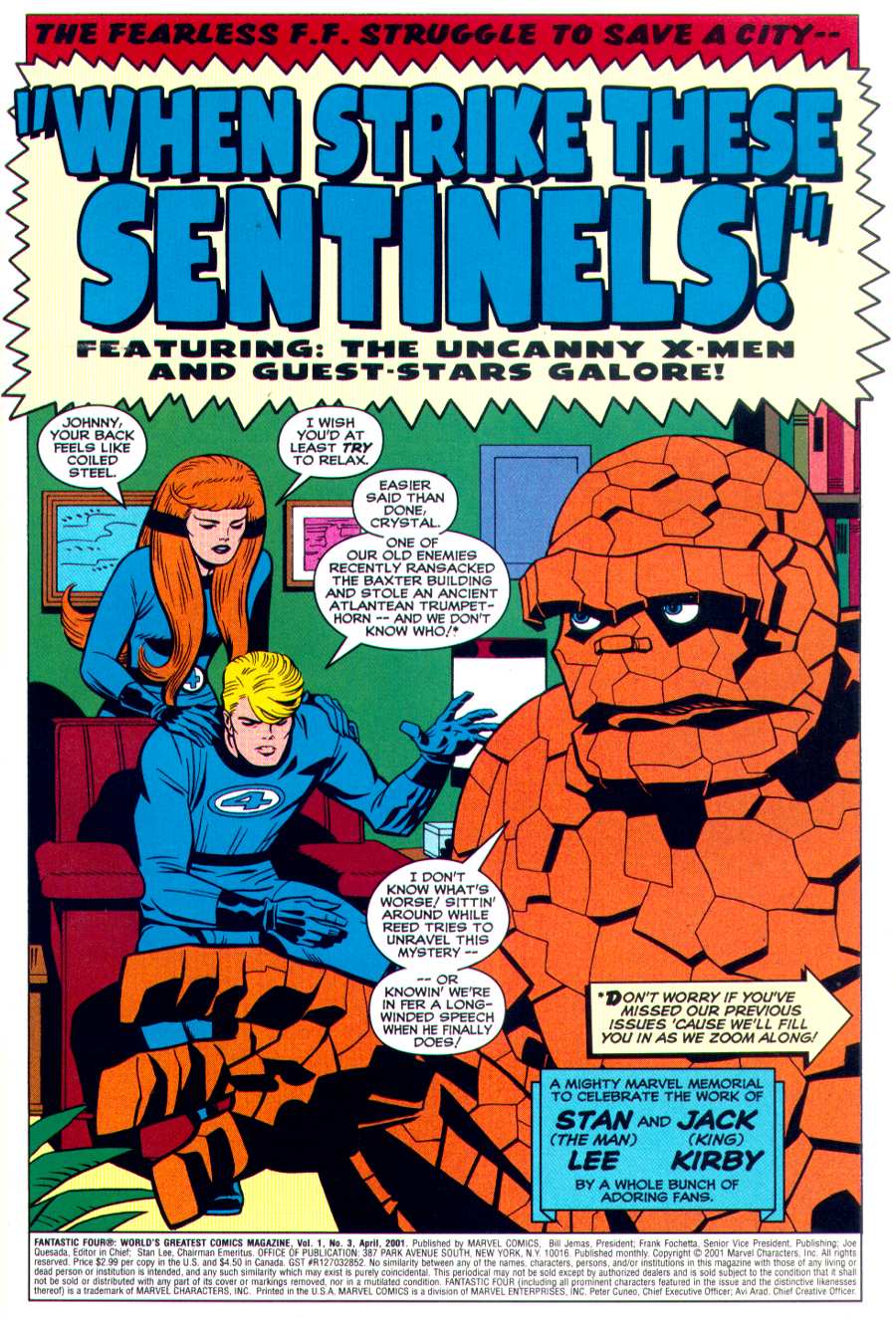 Read online Fantastic Four: World's Greatest Comics Magazine comic -  Issue #3 - 2