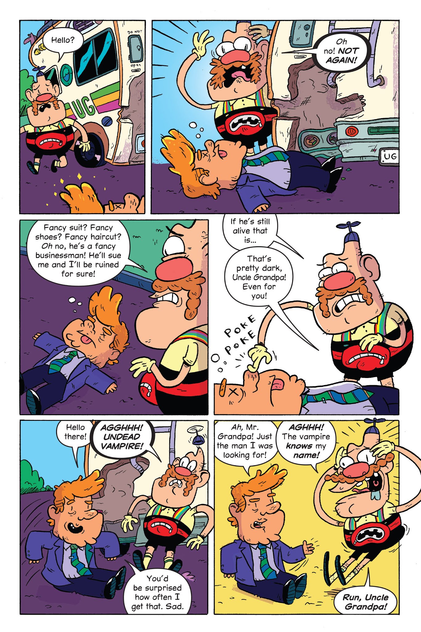 Read online Uncle Grandpa in Uncle Grandpaland comic -  Issue # TPB - 13