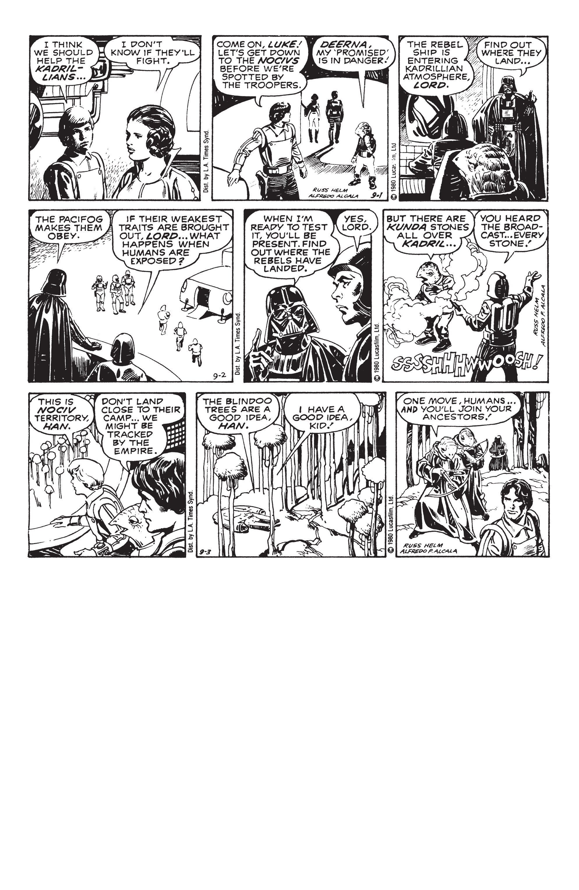 Read online Star Wars Legends: The Newspaper Strips - Epic Collection comic -  Issue # TPB (Part 3) - 90