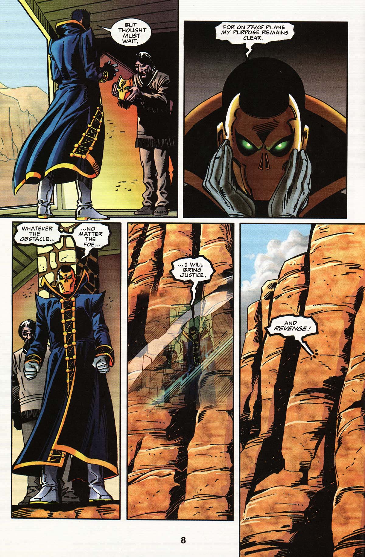 Read online Deathmask comic -  Issue #1 - 10