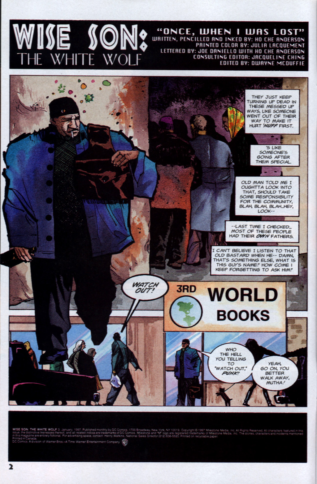 Read online Wise Son: The White Wolf comic -  Issue #3 - 3