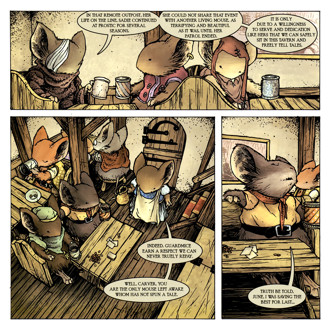 Read online Mouse Guard: Legends of the Guard comic -  Issue #4 - 16