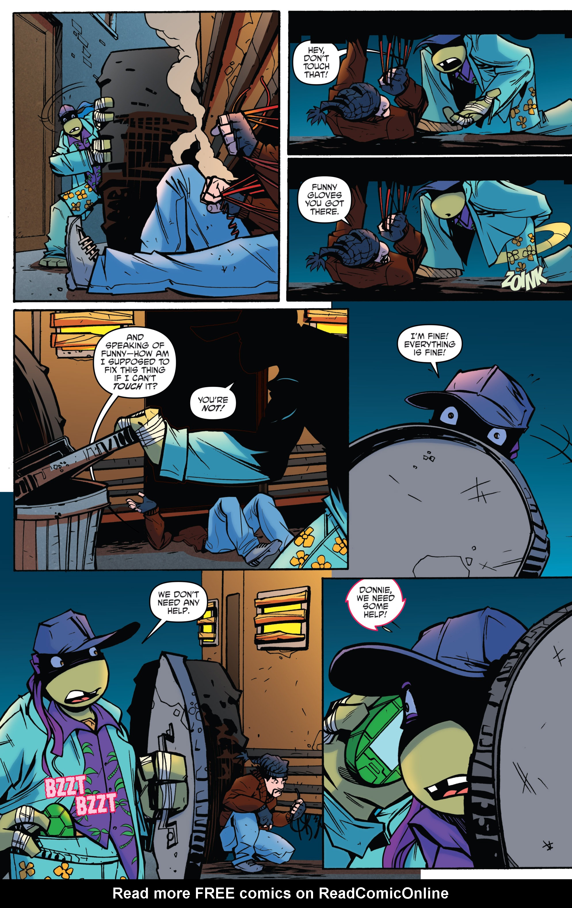 Read online Teenage Mutant Ninja Turtles New Animated Adventures comic -  Issue #16 - 18