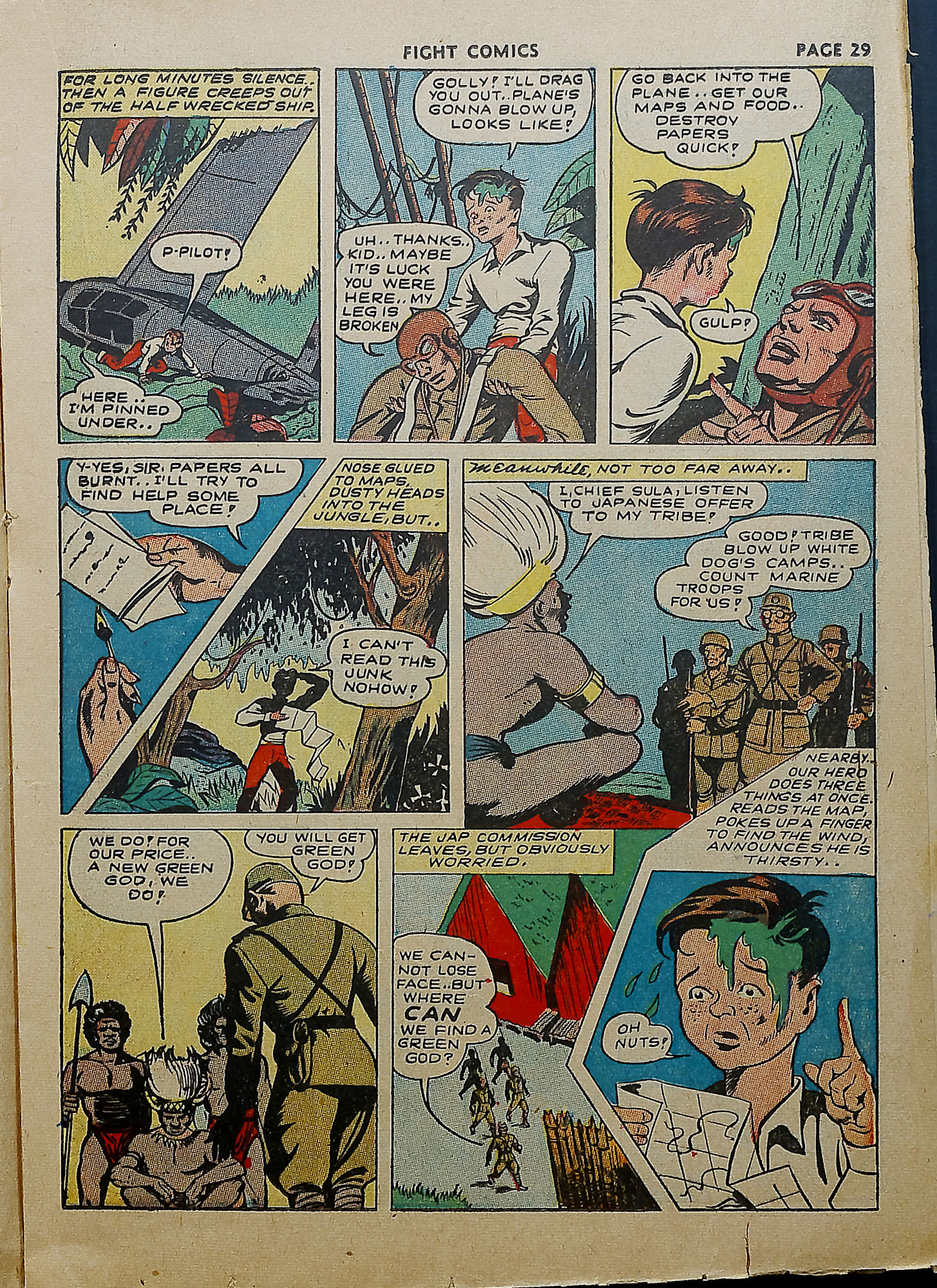 Read online Fight Comics comic -  Issue #25 - 31